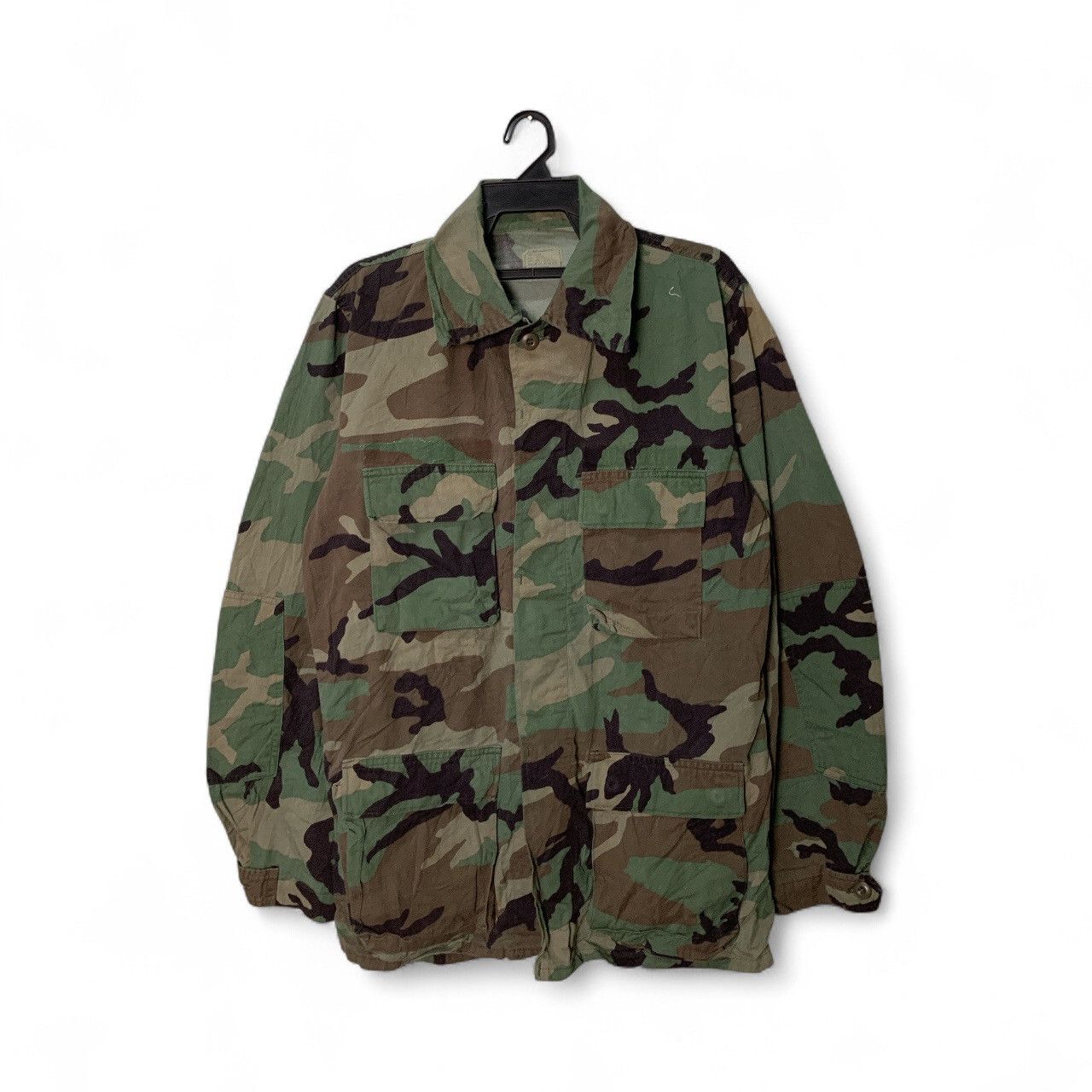 Other Rare Design Vintage US Military Woodland Camo BDU Jacket Size US M / EU 48-50 / 2 - 1 Thumbnail