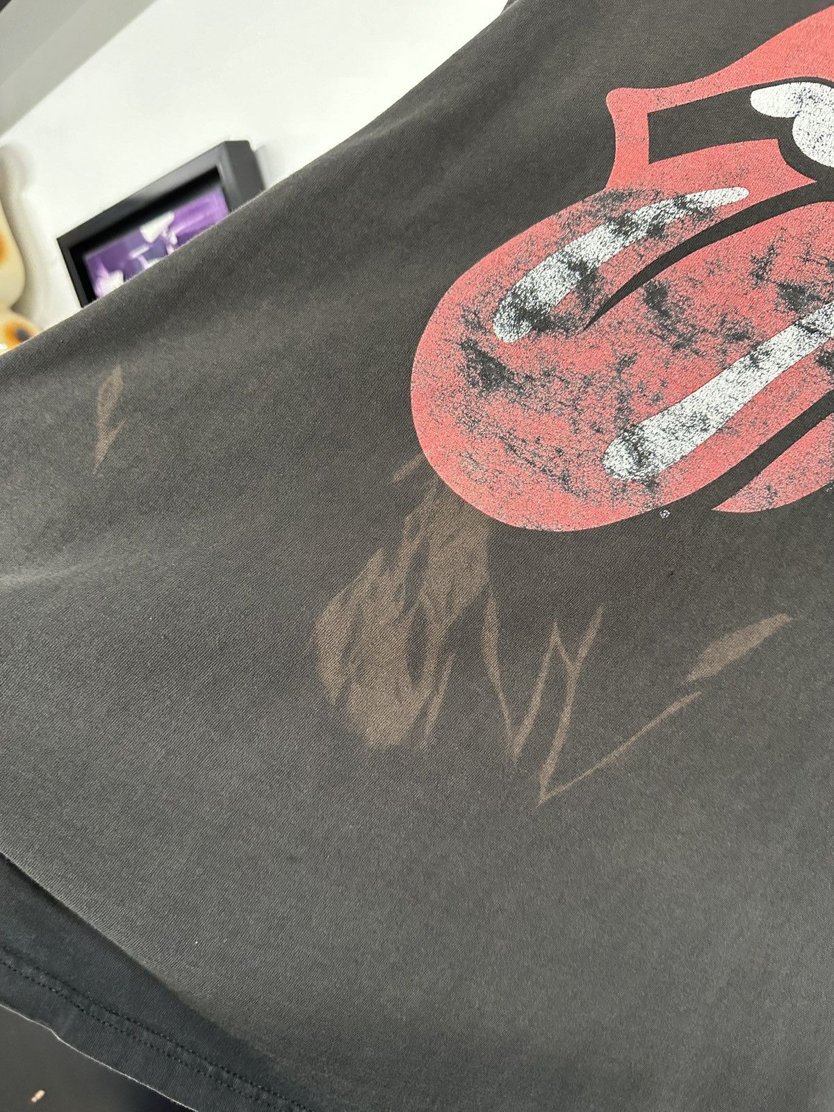 Band Tees × Vintage Vintage 90s Rolling Stones Graphic Tee Size US L / EU 52-54 / 3 - 3 Thumbnail