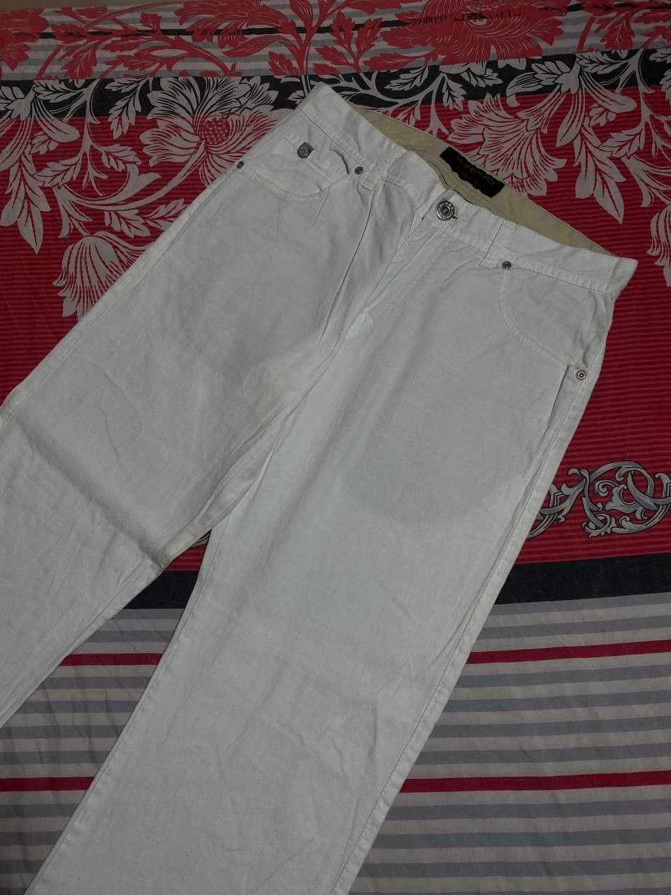 Alberto Alberto Men Jeans Trousers Navy Cotton Modern Fit Size US 32 / EU 48 - 22 Thumbnail