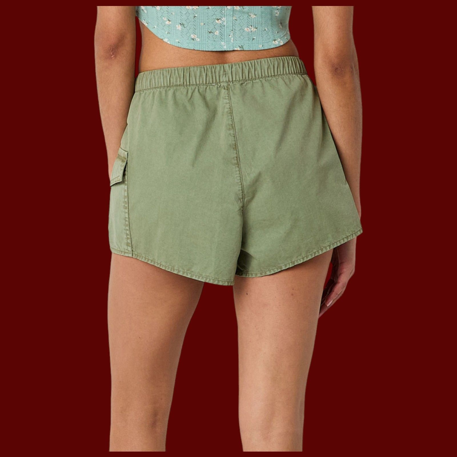 Arizona Jean Co. Arizona - Women's Low Rise Pull-On Short Juniors - Pink - Me Size 34" / US 12 / IT 48 - 4 Thumbnail