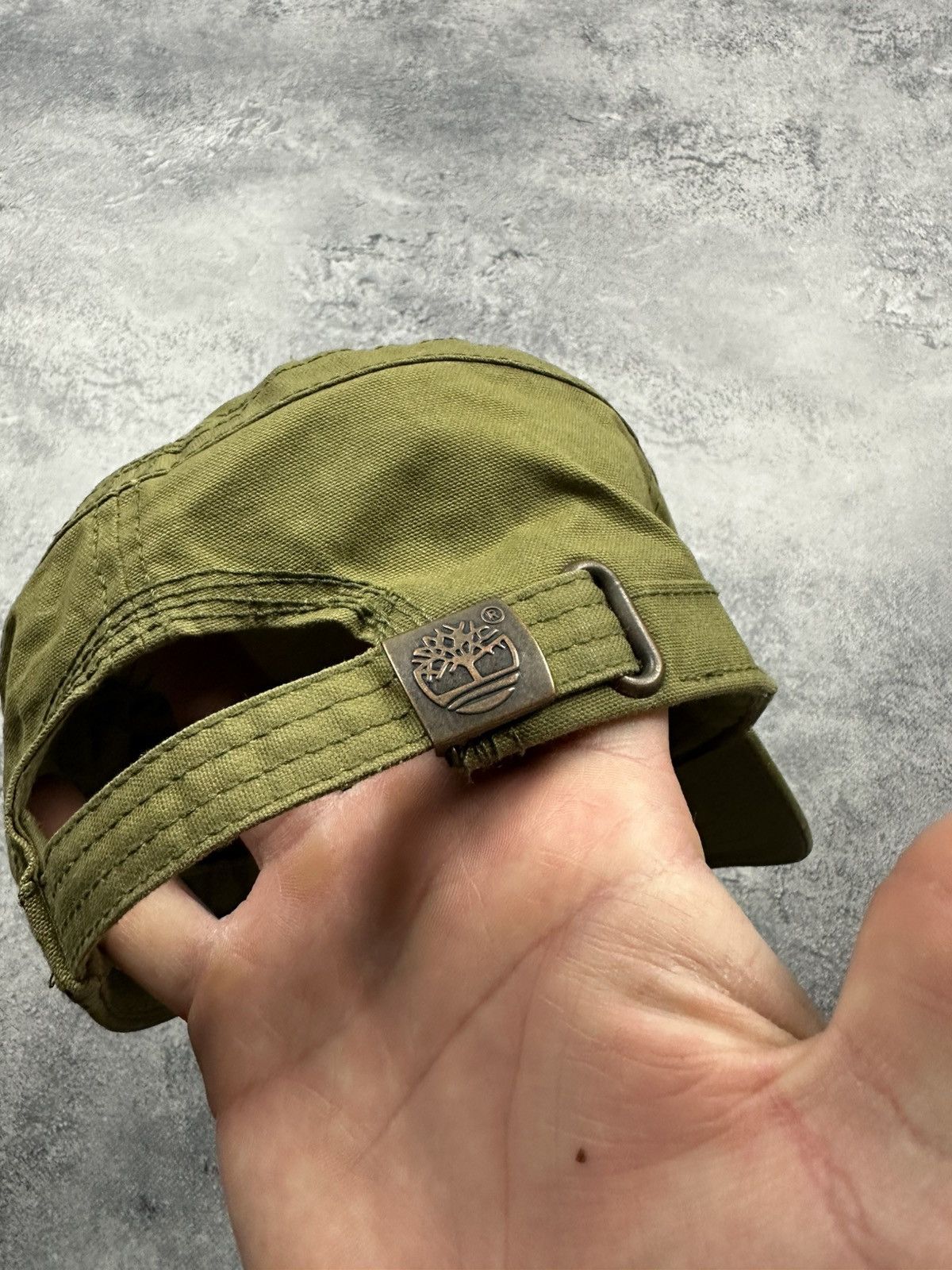 Timberland Vintage Timberland Military Metal Logo Green Hat Y2K Cap Size ONE SIZE - 11 Thumbnail