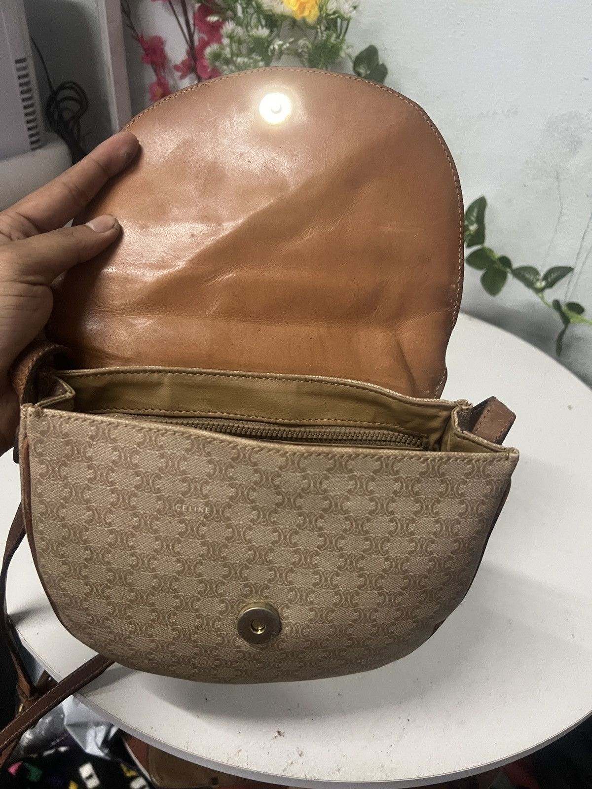Celine × Vintage Vintage 90s Celine Shoulder Size ONE SIZE - 8 Thumbnail