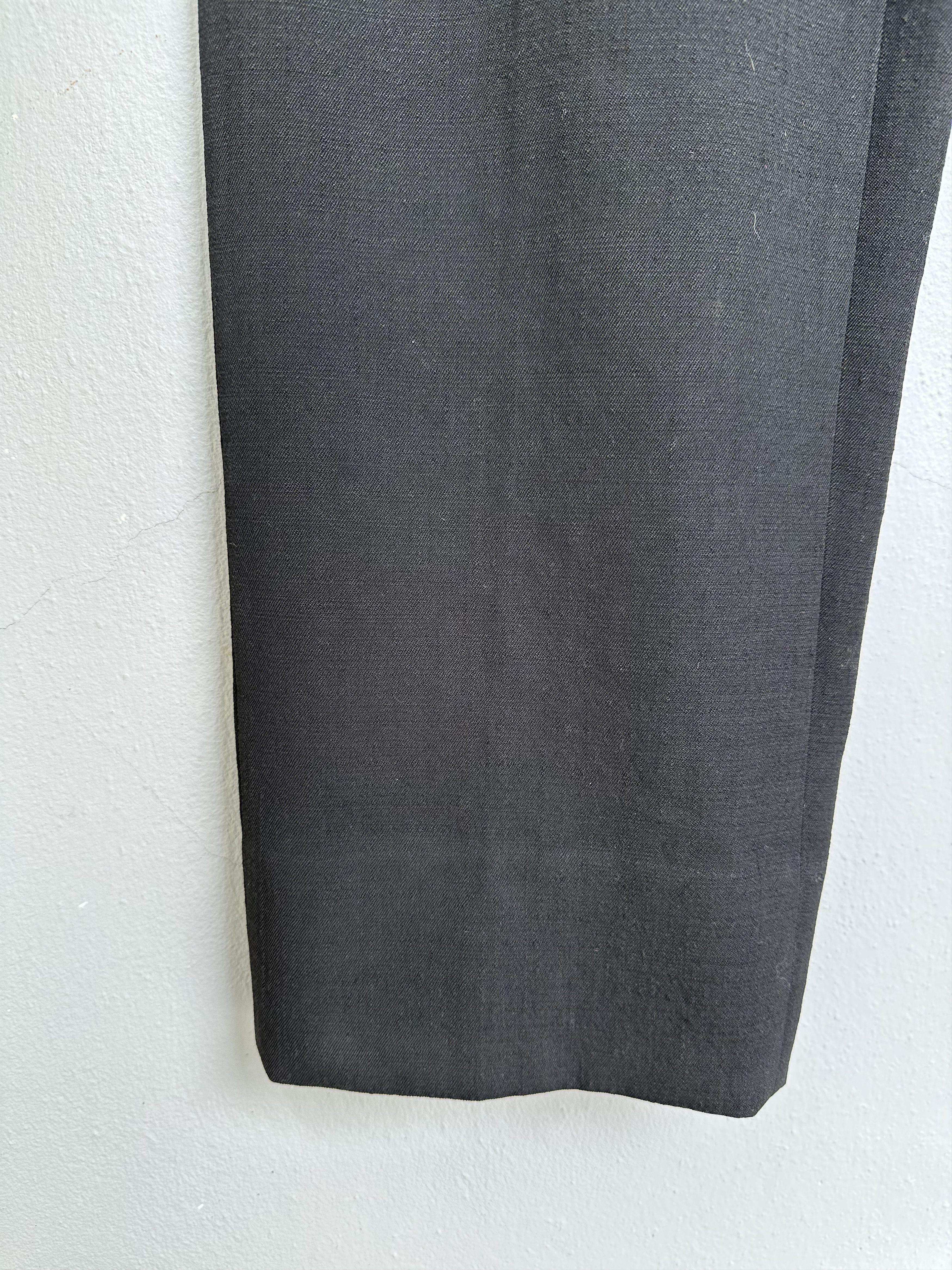 Comme des Garcons Homme Vintage AD01 CDGH Wool Black Baggy Trouser Pant Size US 31 - 10 Thumbnail