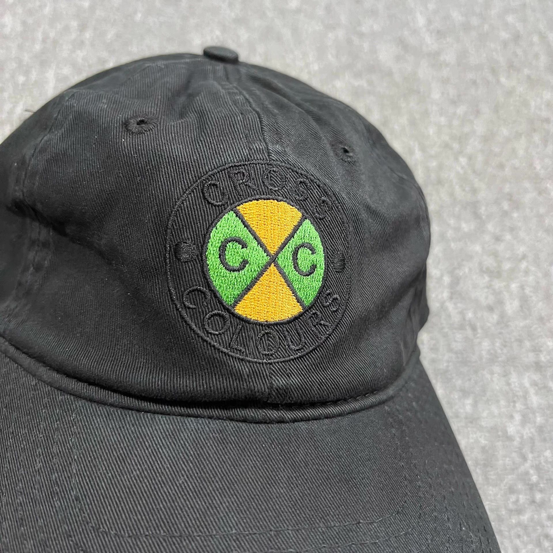 Cross Colours Cross Colours Washed Curved Brim Baseball Cap / Sun Hat Q7 Size ONE SIZE - 2 Thumbnail