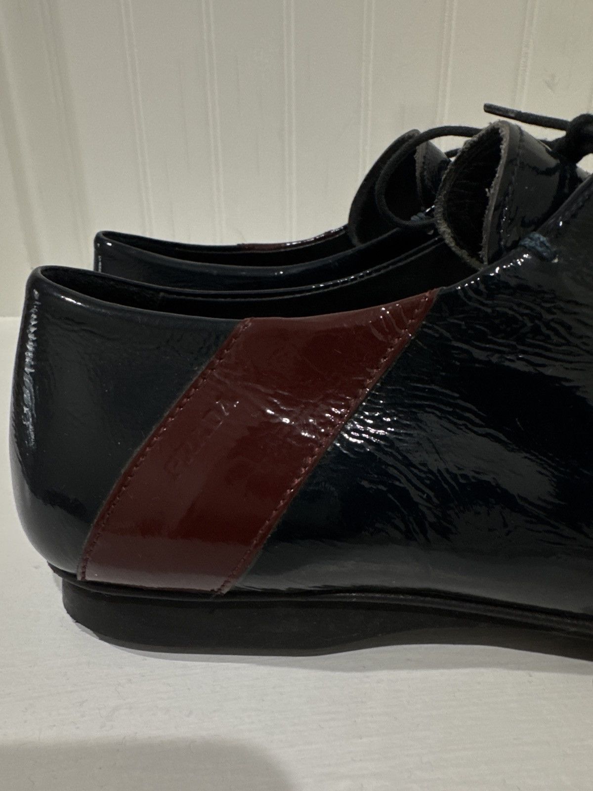 Prada PRADA NAVY LEATHER DERBY SS 2000 Size US 7 / EU 40 - 4 Thumbnail