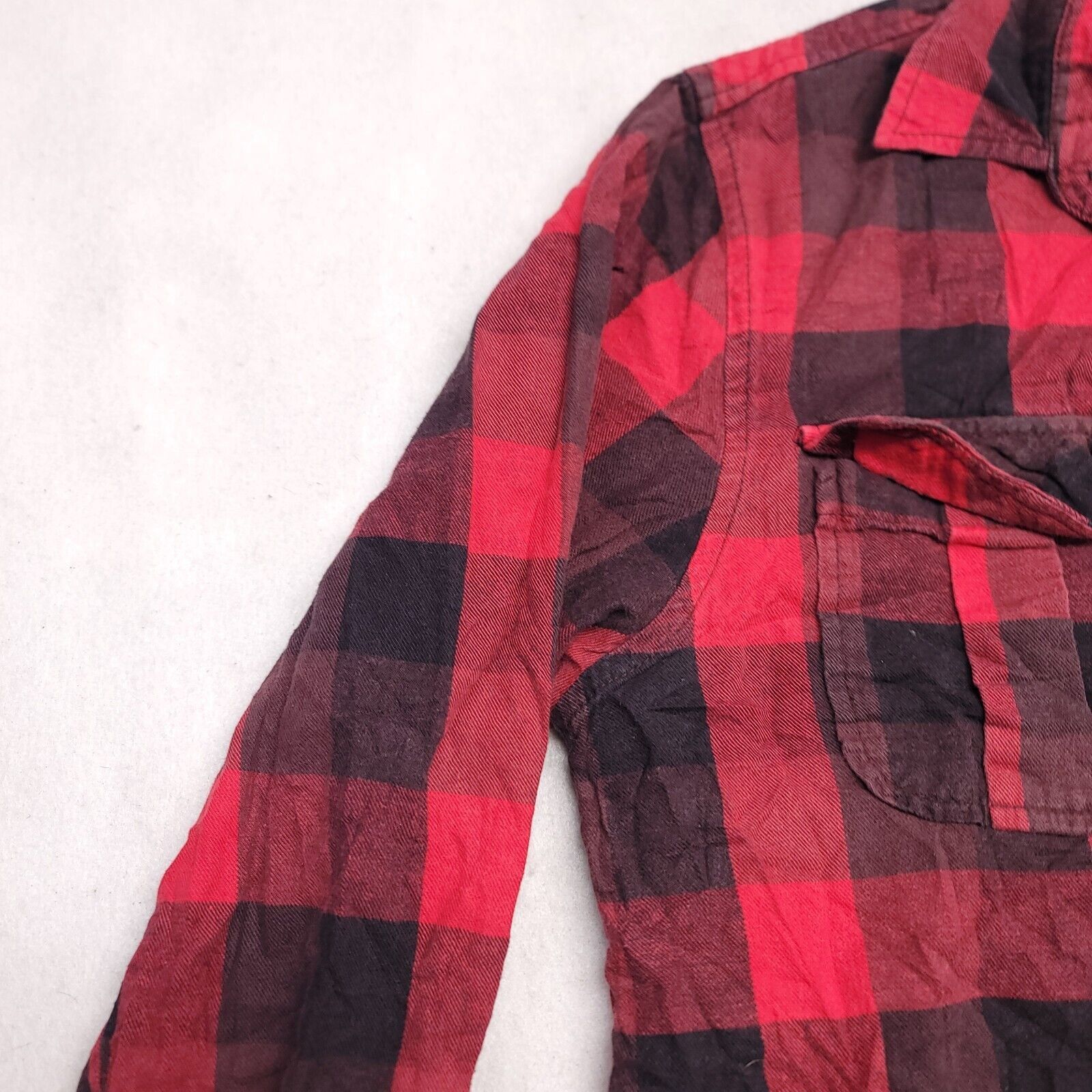 UNIONBAY UnionBay GIngham Flannel Shirt Mens Size Medium M Red Black Size US M / EU 48-50 / 2 - 4 Thumbnail