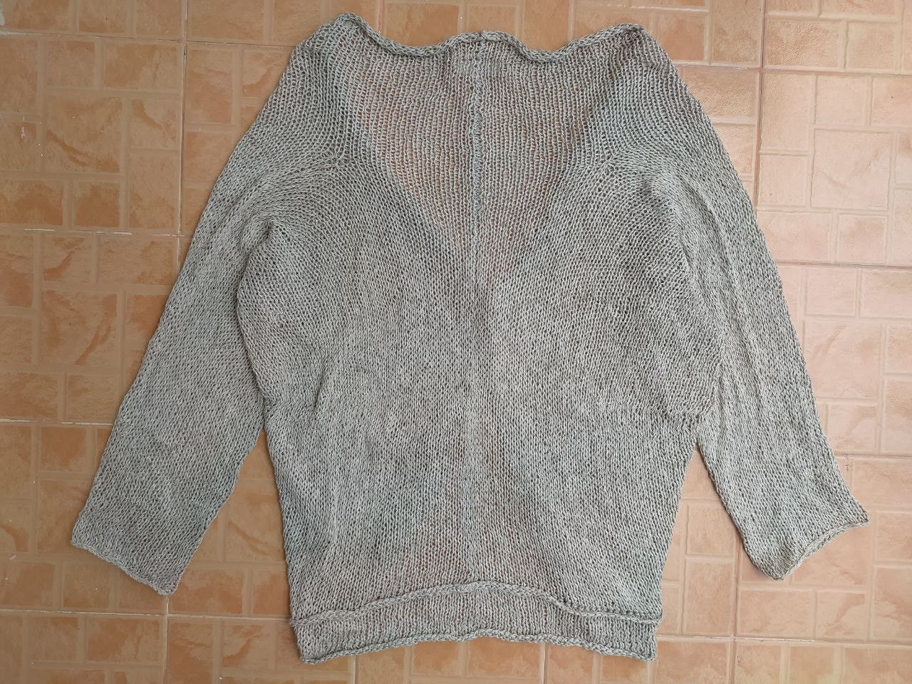 Issey Miyake PLANTATION CROCHET KNIT CARDIGAN BEIGE SIZE M Size M / US 6-8 / IT 42-44 - 5 Thumbnail