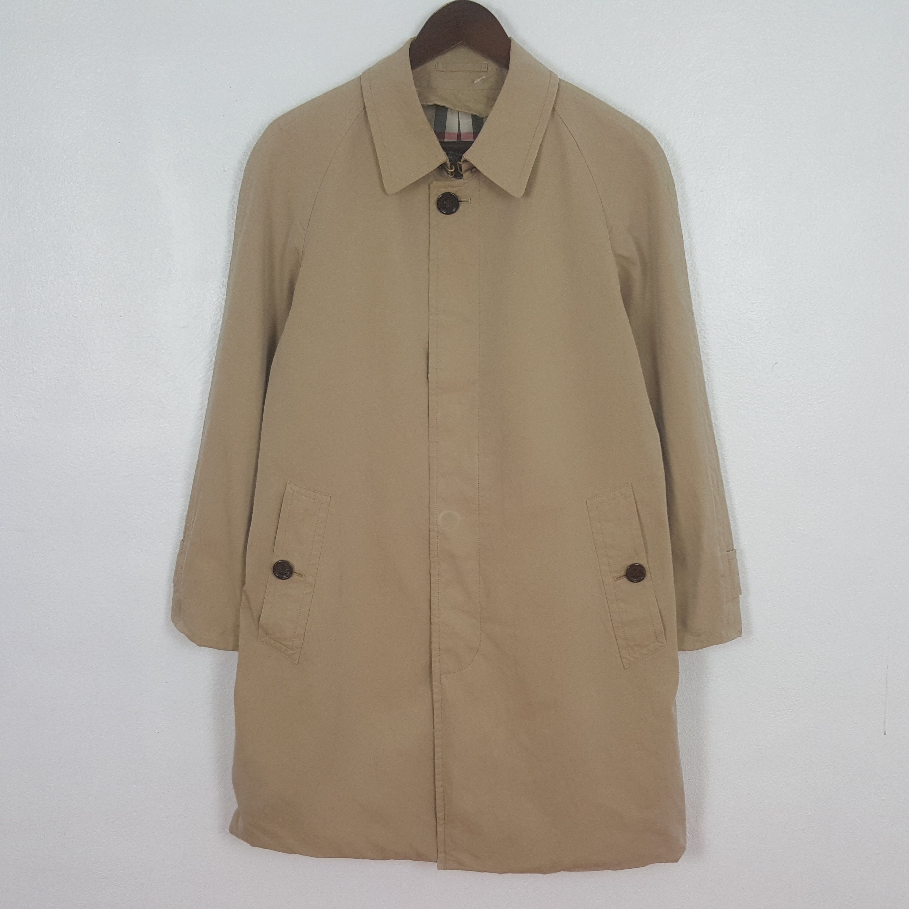 Burberry Vintage Burberry London Nova Check Trench Coat Jacket Size US M / EU 48-50 / 2 - 1 Thumbnail