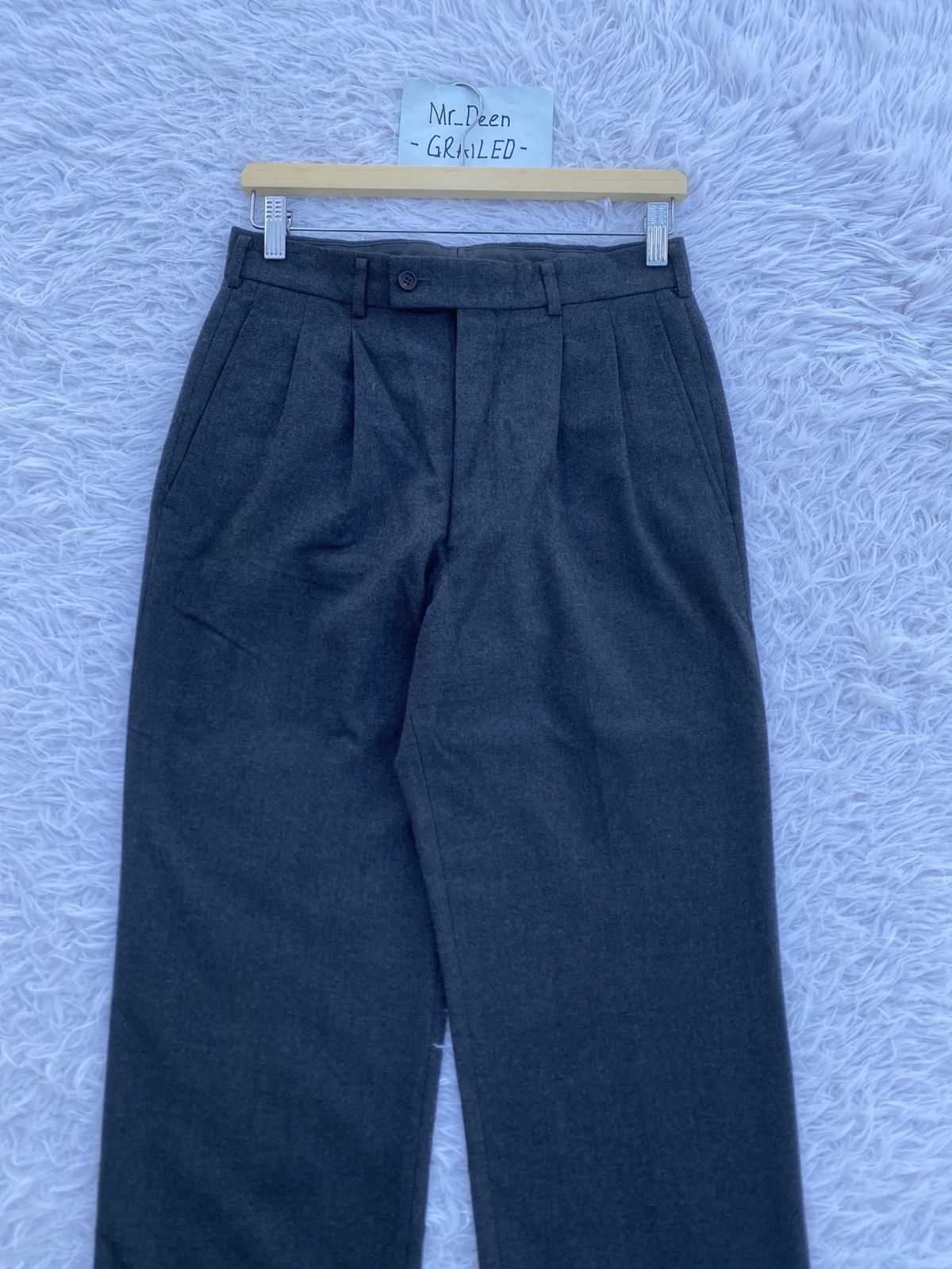 Comme des Garcons Rare Vintage Comme Des Garcons Homme Wool Pants Size US 28 / EU 44 - 5 Thumbnail