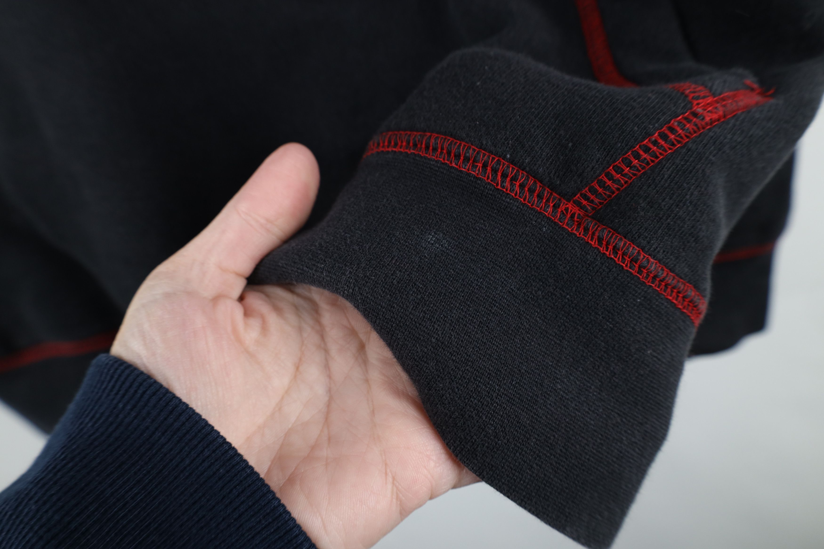 Vintage Vintage 90s Y2K Streetwear Blank Hoodie Sweatshirt Black Size US M / EU 48-50 / 2 - 4 Thumbnail