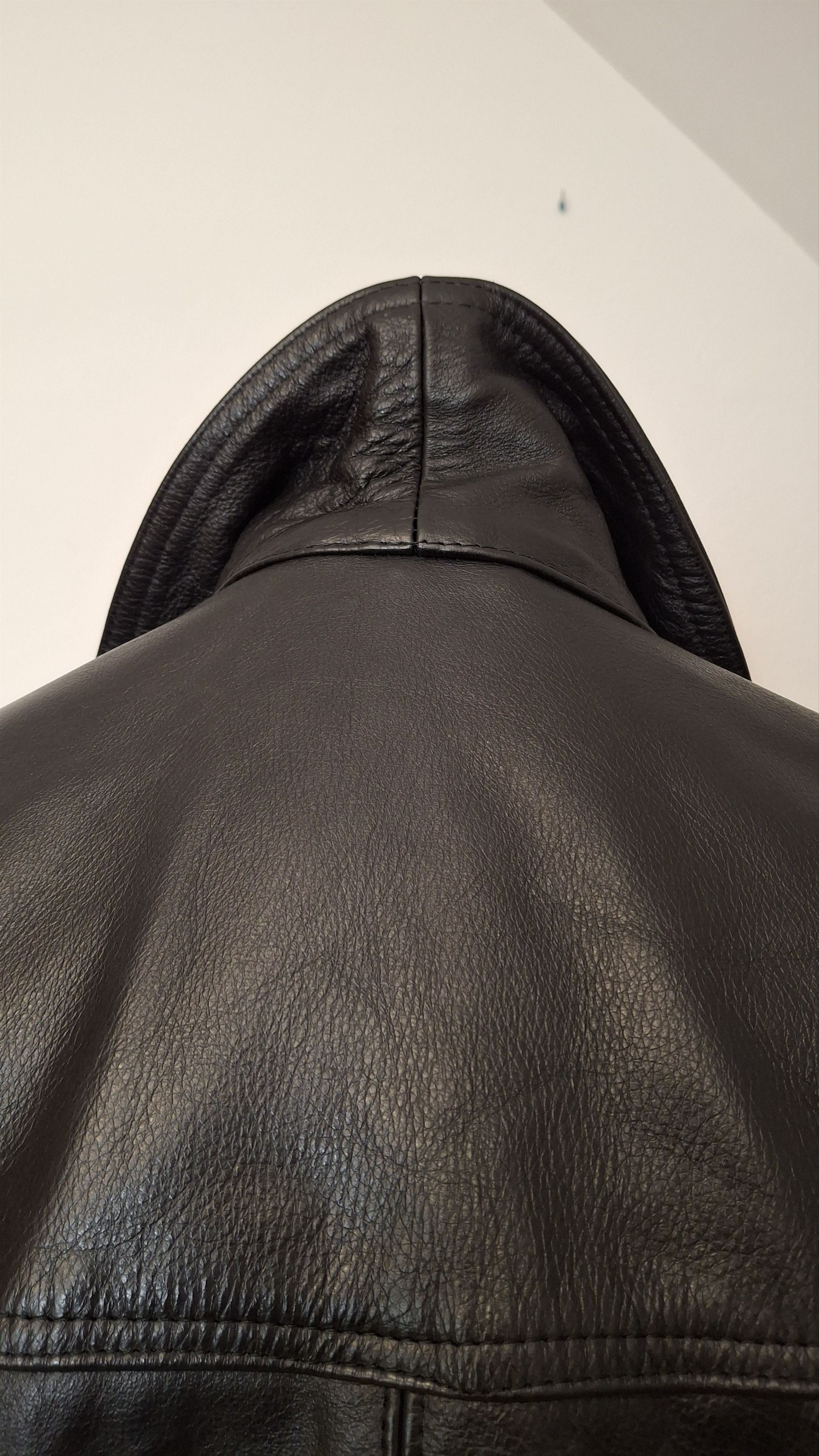 Vintage Vintage Black Leather Moto Jacket Size M / US 6-8 / IT 42-44 - 11 Thumbnail