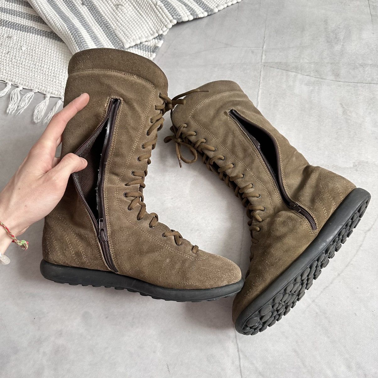 Dirk Bikkembergs 00s Boxing Biker High Sneakers Boots Camper Pelotas Vibe Size US 7 / EU 40 - 10 Thumbnail