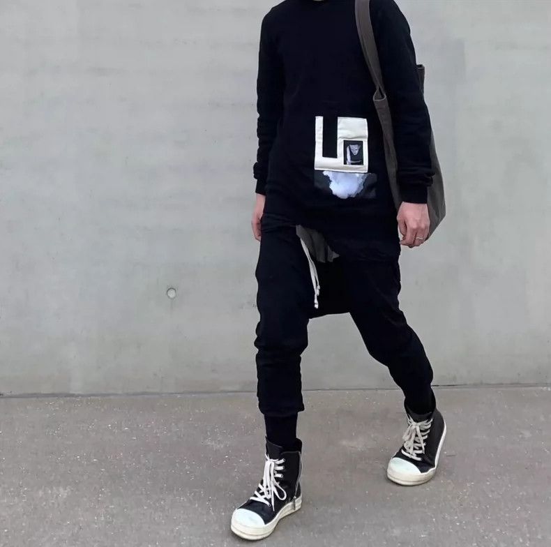 Rick Owens Rick Owens size xs Cotton fall-off corset pants Flying Squi Size US 28 / EU 44 - 5 Thumbnail