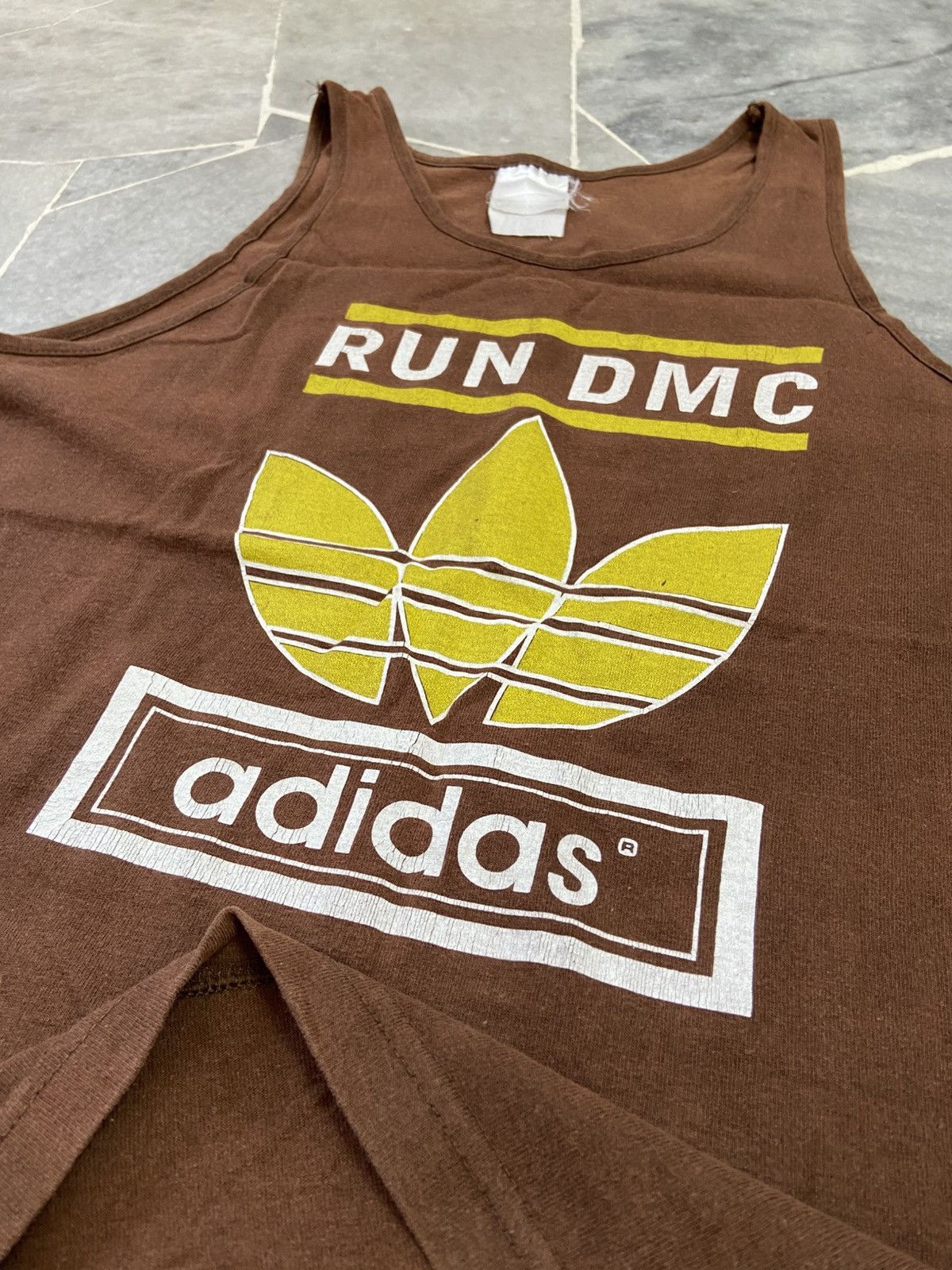 Adidas × Band Tees Vintage Adidas Run Dmc Sleeveless shirt Size US S / EU 44-46 / 1 - 6 Thumbnail
