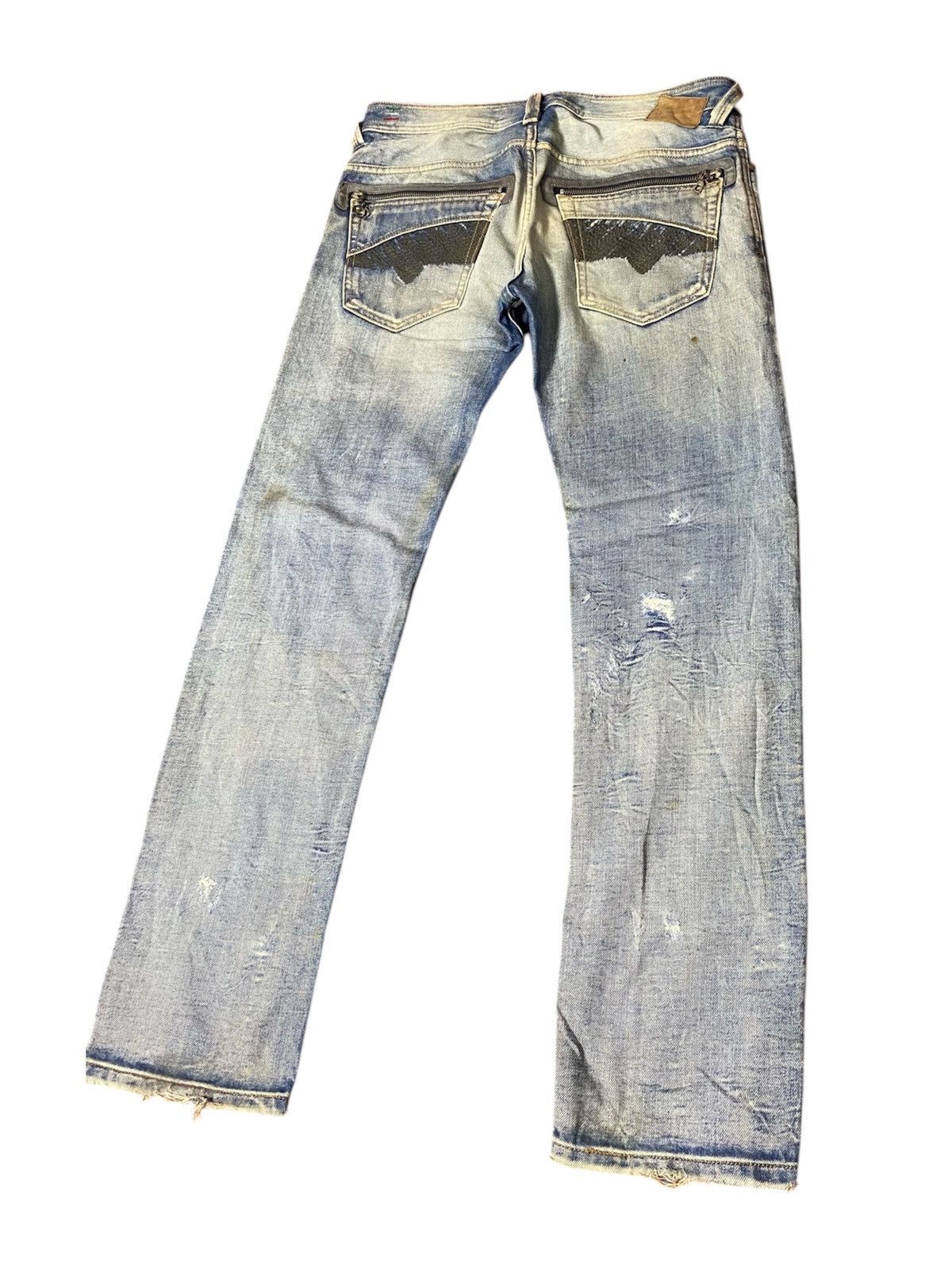 Diesel × Vintage Vintage Diesel Slammer Distressed Denim Size US 34 / EU 50 - 4 Thumbnail