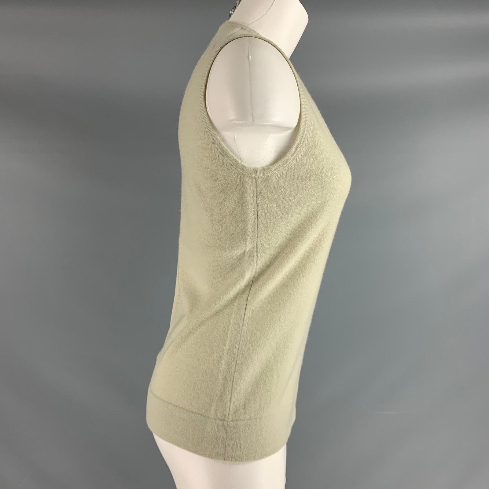 Tse TSE Size M Green Sage Sleeveless Casual Top Size M / US 6-8 / IT 42-44 - 2 Thumbnail