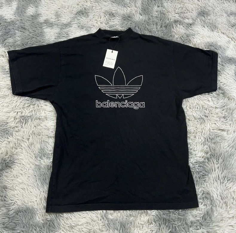 BALENCIAGA × adidas 23SS GAME SHIRT Balenciaga Adidas Size 4 23Ss 731769 Tnvp3 Logo Embroidered