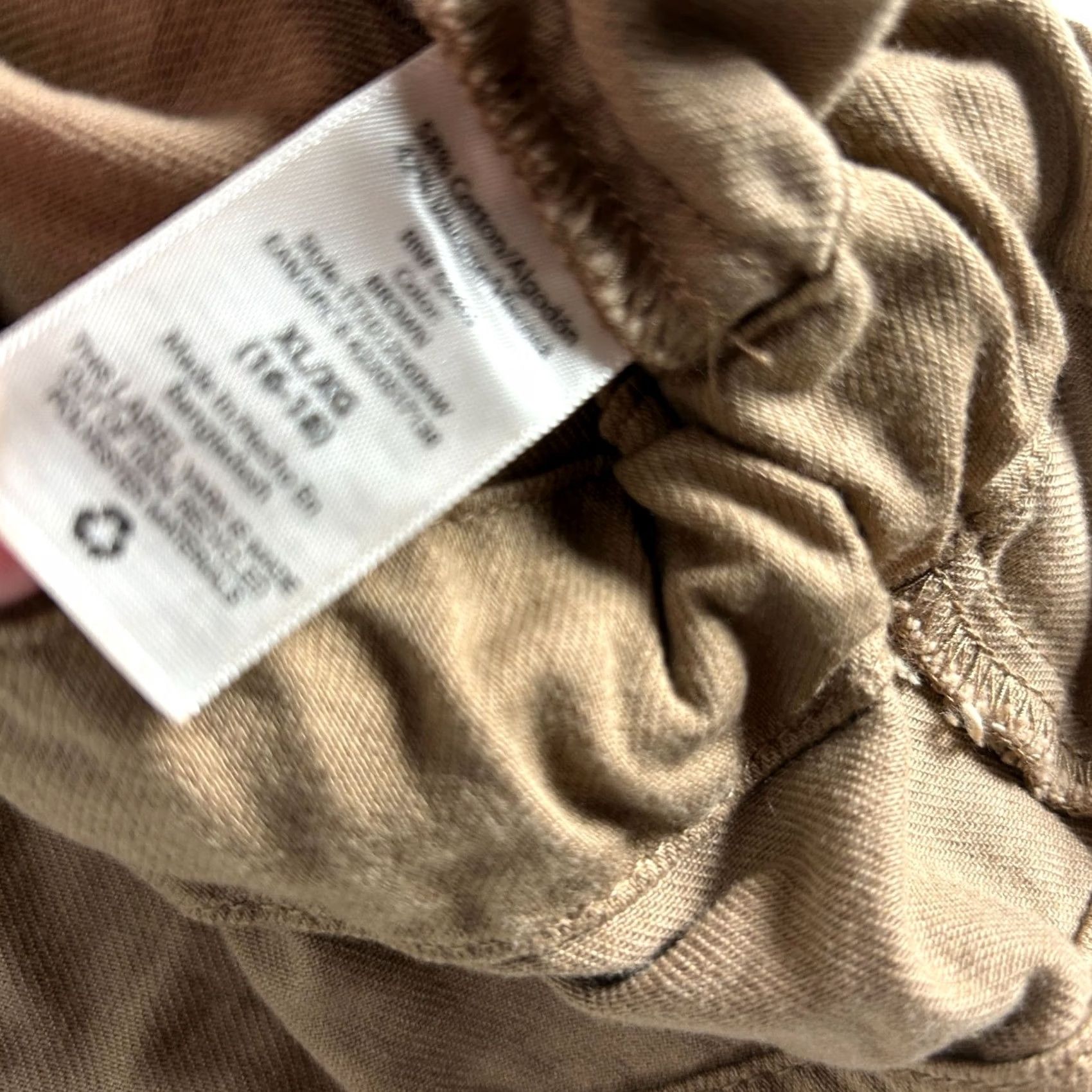 Vintage Time And Tru Jacket Womens XL Brown Utility Snap Front Pockets Drawstring Waist Size XL / US 12-14 / IT 48-50 - 4 Thumbnail
