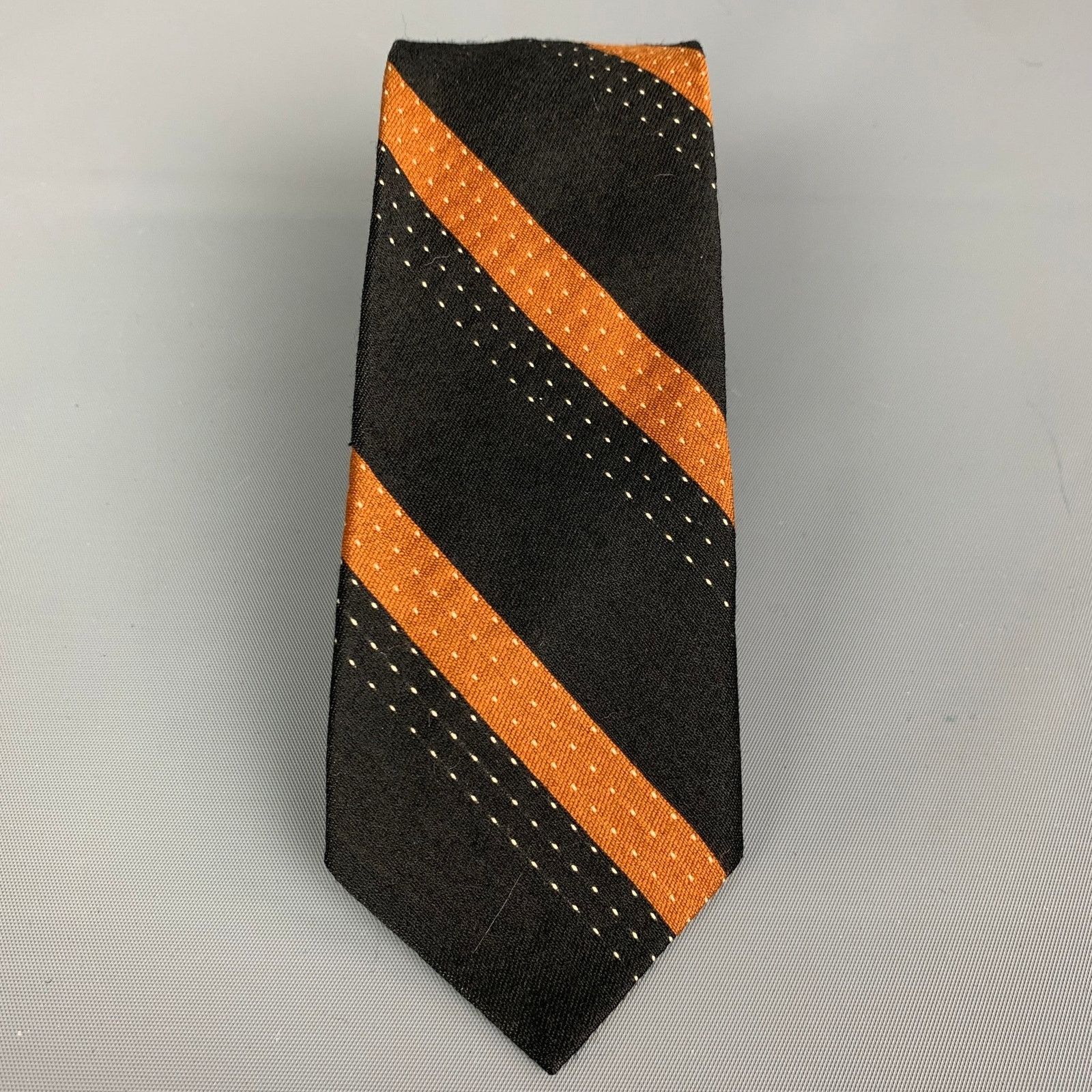 Vintage VINTAGE Black Silk Tie Size ONE SIZE - 1 Thumbnail