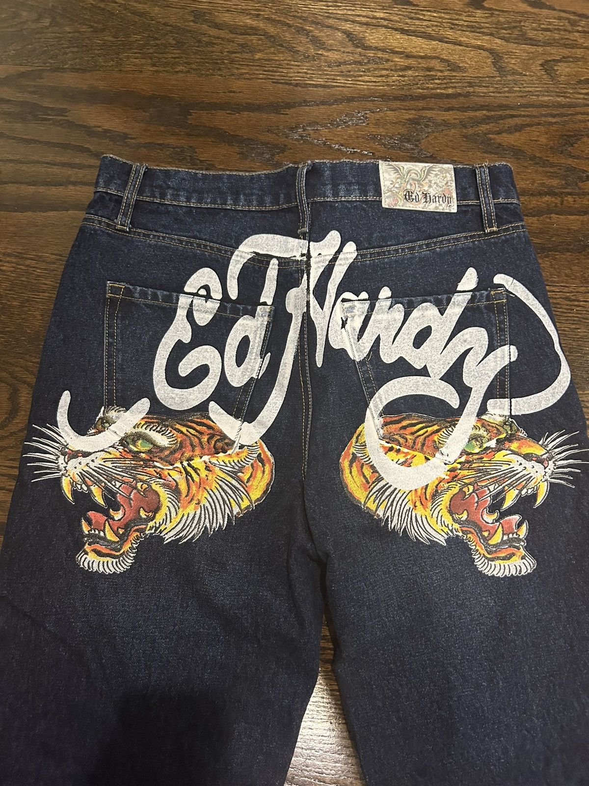 Ed Hardy Y2K Ed Hardy Tiger Jeans Size US 30 / EU 46 - 2 Thumbnail