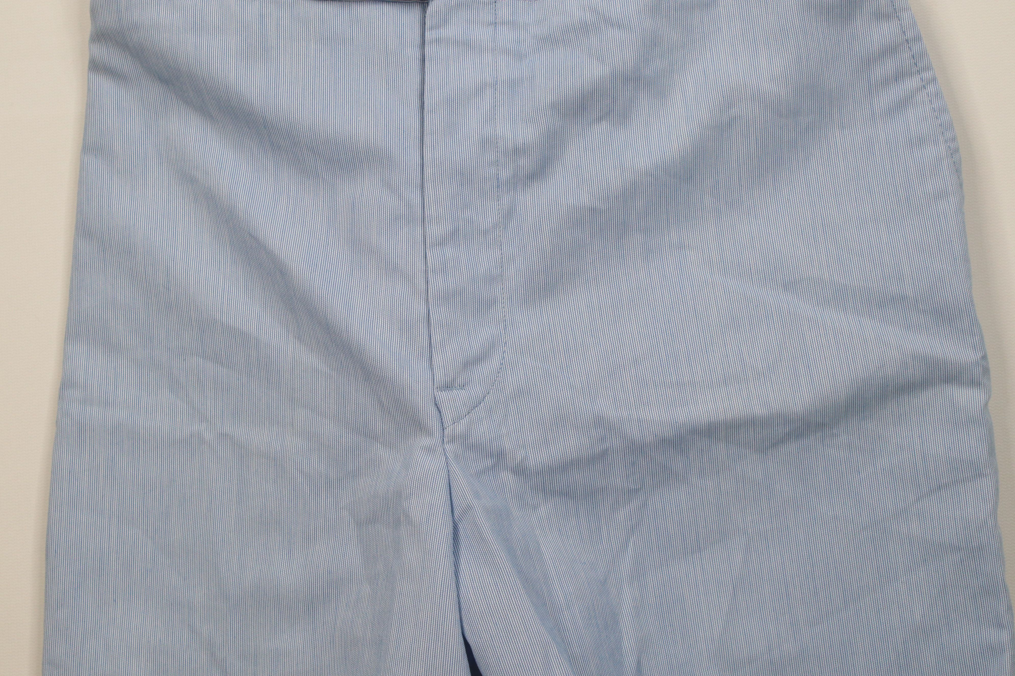 Vintage Vintage 70s Streetwear Above Chino Shorts Blue USA Elastic Size US 32 / EU 48 - 3 Thumbnail
