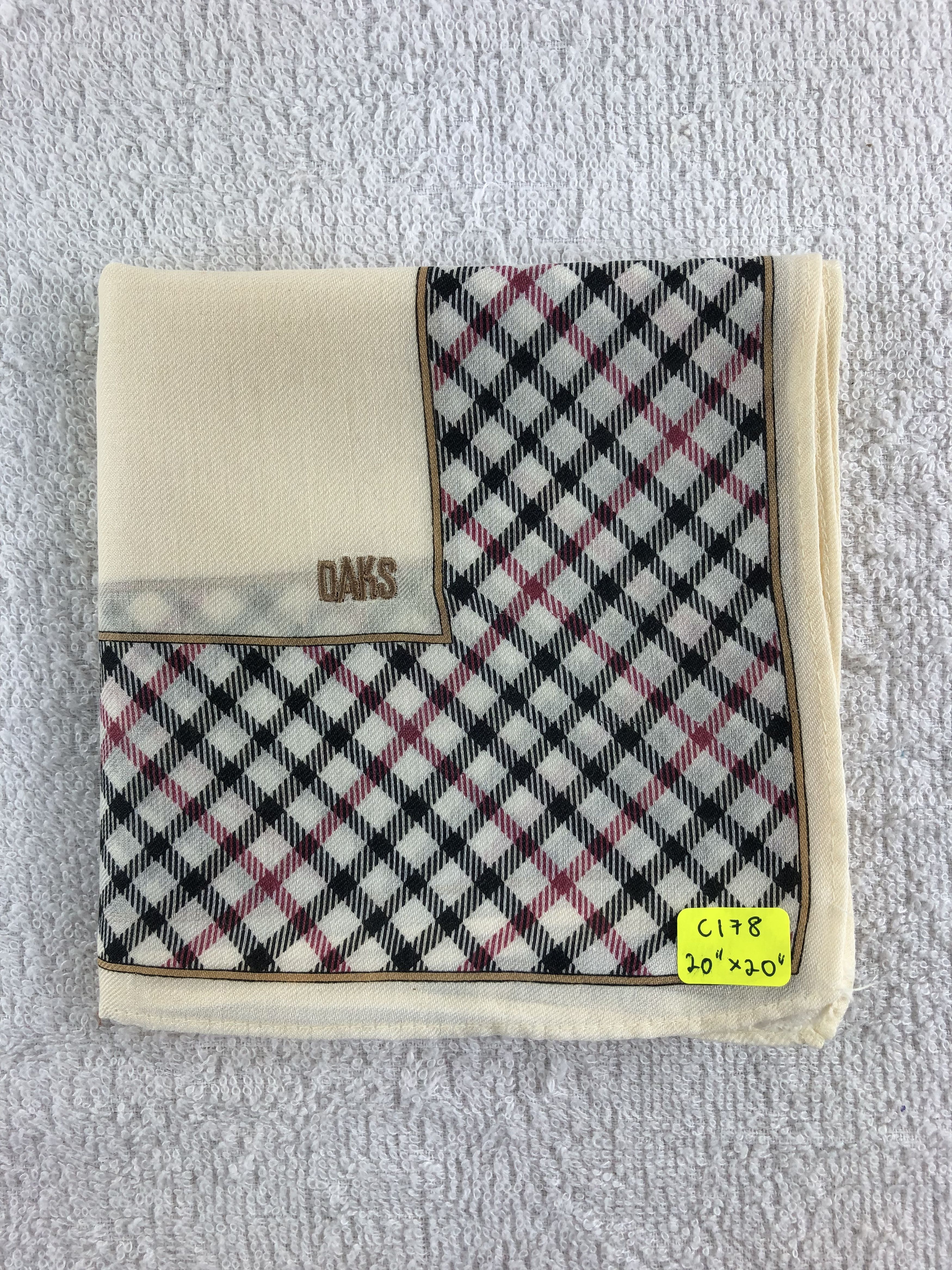 DAKS Daks London Handkerchief / Bandana / Neckerchief C178 Size ONE SIZE - 7 Thumbnail