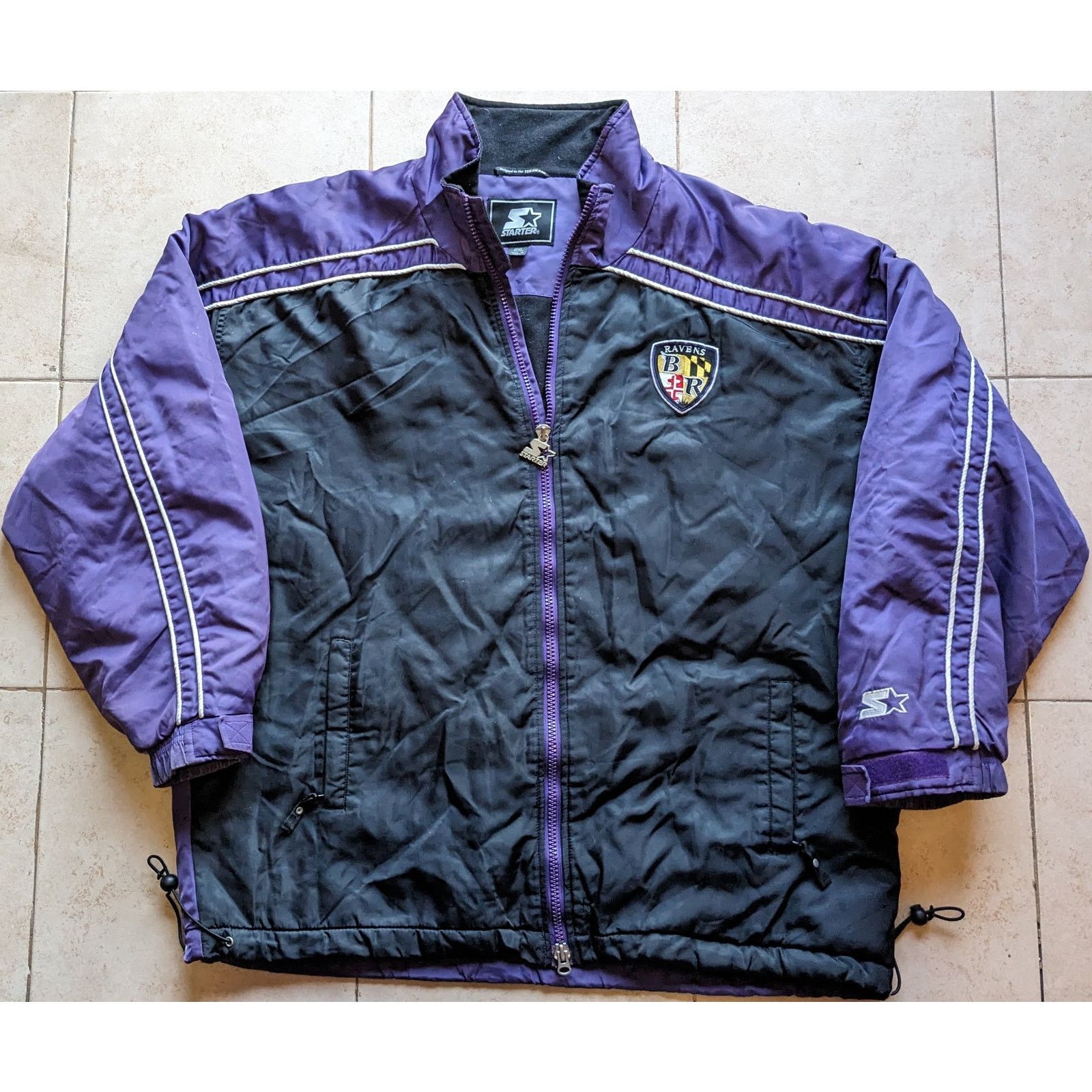 NFL × Starter Baltimore Ravens 90s STARTER puffer Logos 2XL NFL vintage Size US XXL / EU 58 / 5 - 2 Thumbnail