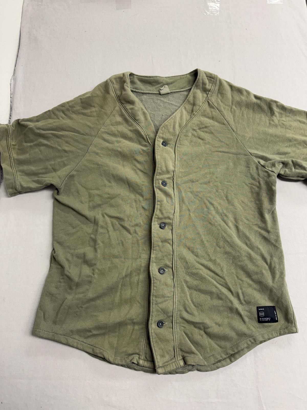 Other Urban Outfitters Camo Green Baseball Jersey Womens - L Size ONE SIZE - 1 Thumbnail
