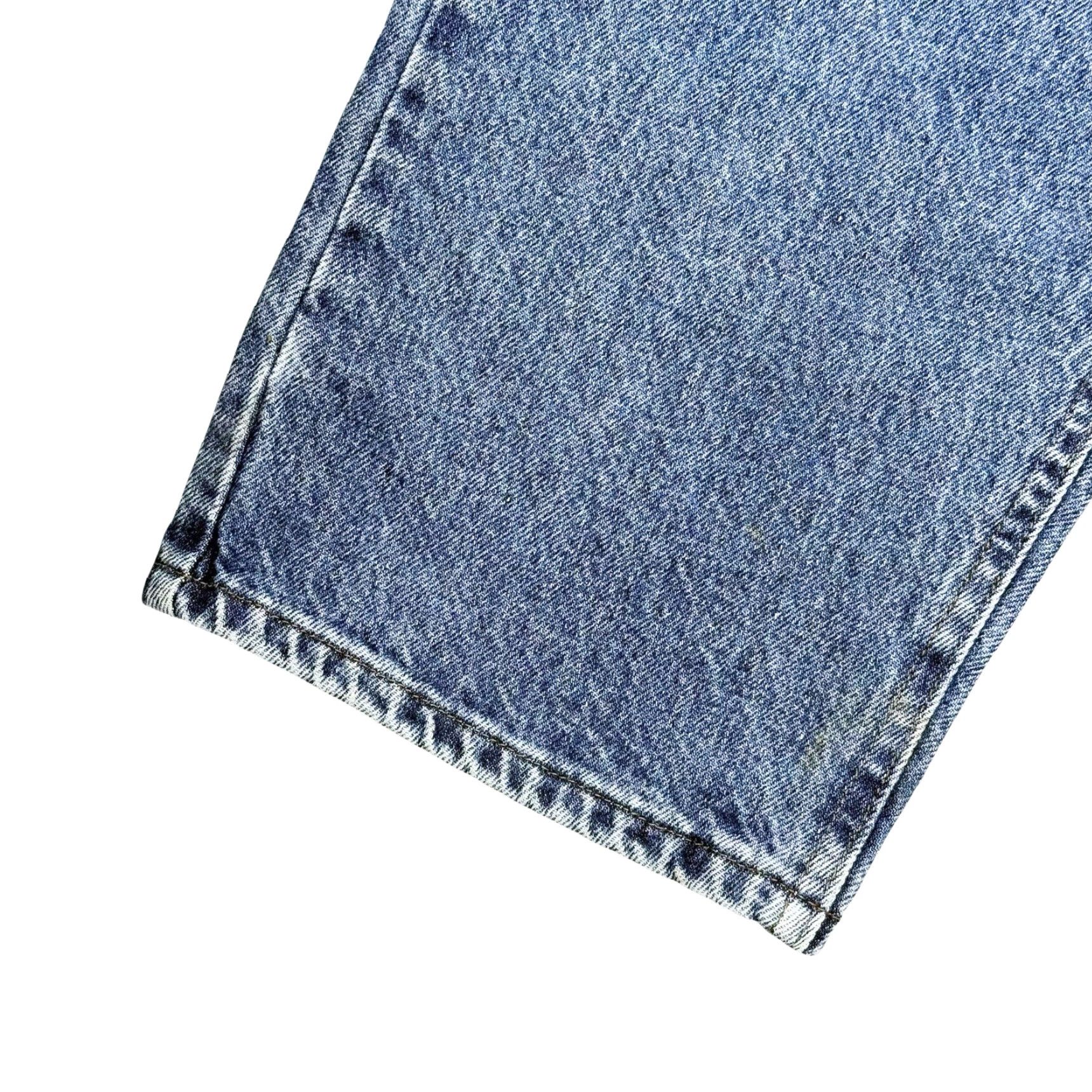 Lee VINTAGE Lee Jeans Mens 38x30 Blue Denim 90s Straight 5-Pocket Zip Button Casual Comfort Size US 38 / EU 54 - 3 Thumbnail