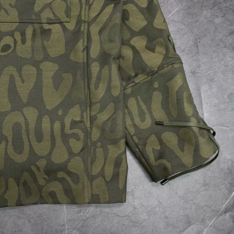 Louis Vuitton Louis Vuitton Army Green Bullet Screen Full of Jacket Size US L / EU 52-54 / 3 - 4 Thumbnail