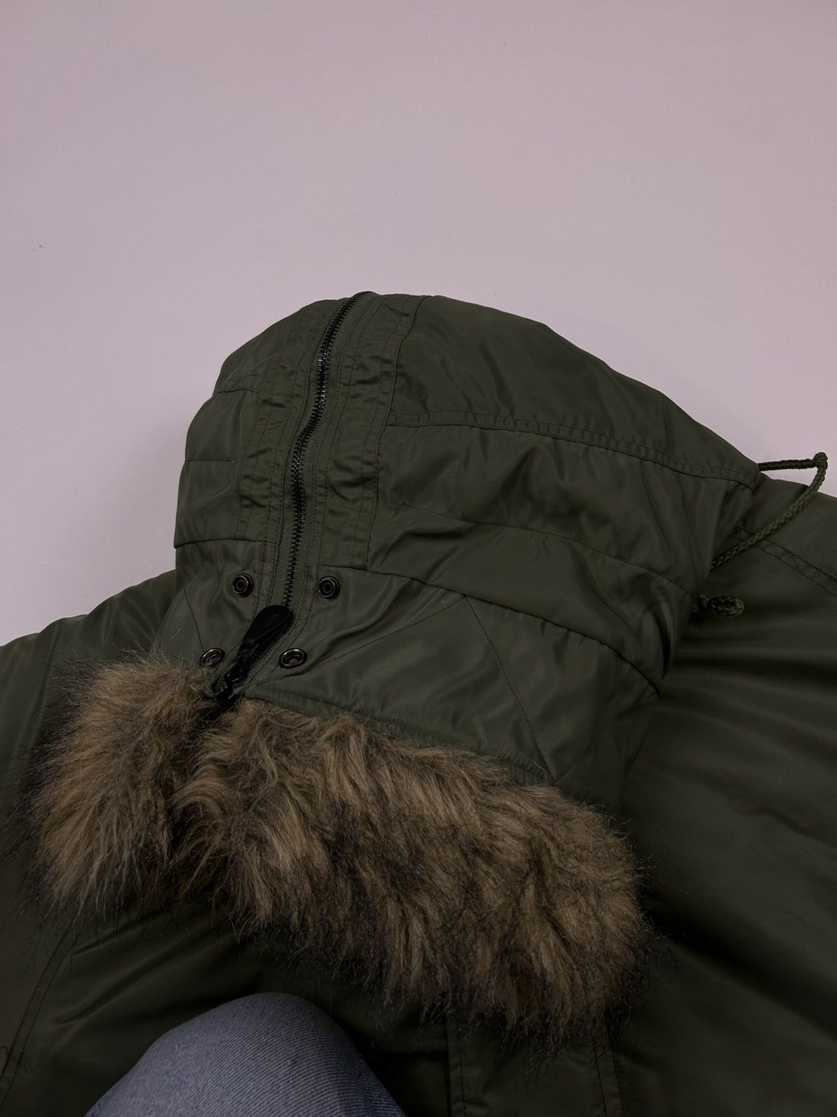 Japanese Brand × Vintage Vintage y2k pilot N2B bomber jacket sith fur Size US XXL / EU 58 / 5 - 6 Thumbnail
