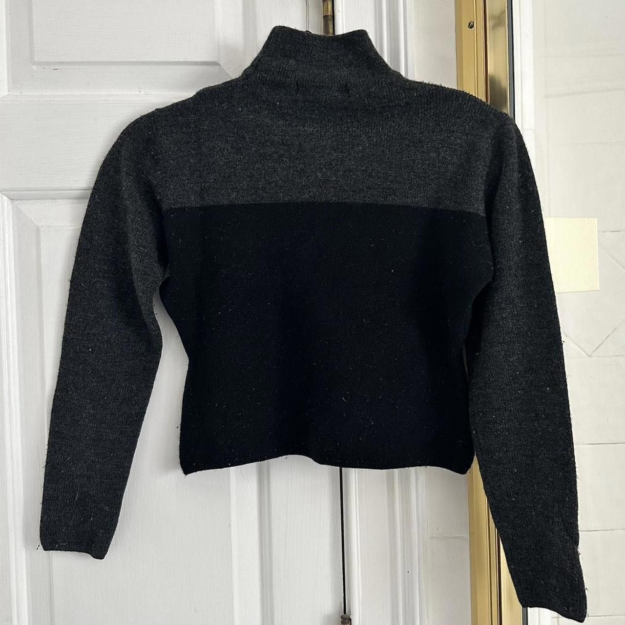Designer Women's Black and Grey Jumper Size S / US 4 / IT 40 - 2 Thumbnail