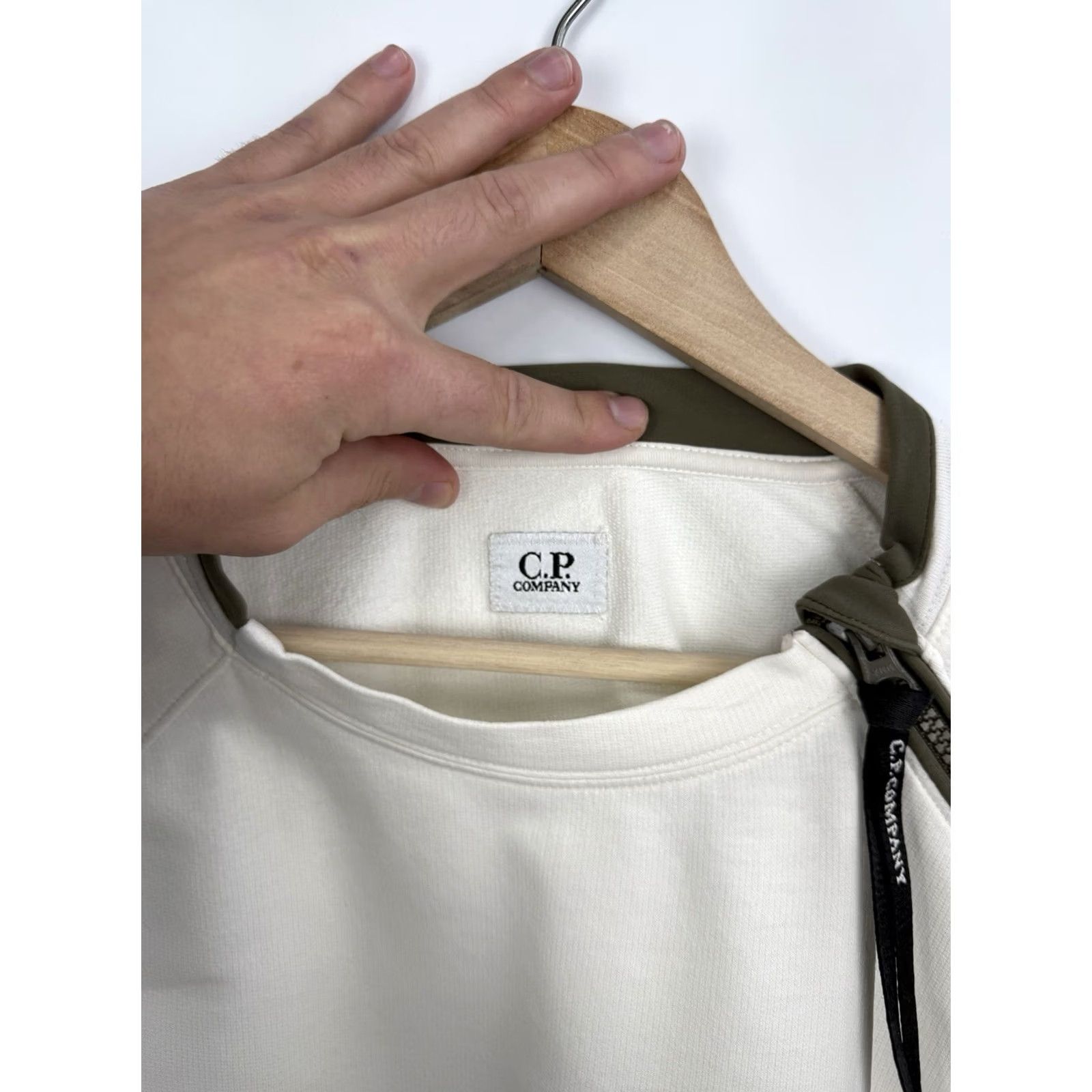 Vintage C. P. Company Sweatshirt Mens Asymmetrical Zip Lens Y2K White M Rare Vintage Issues Size US M / EU 48-50 / 2 - 6 Thumbnail