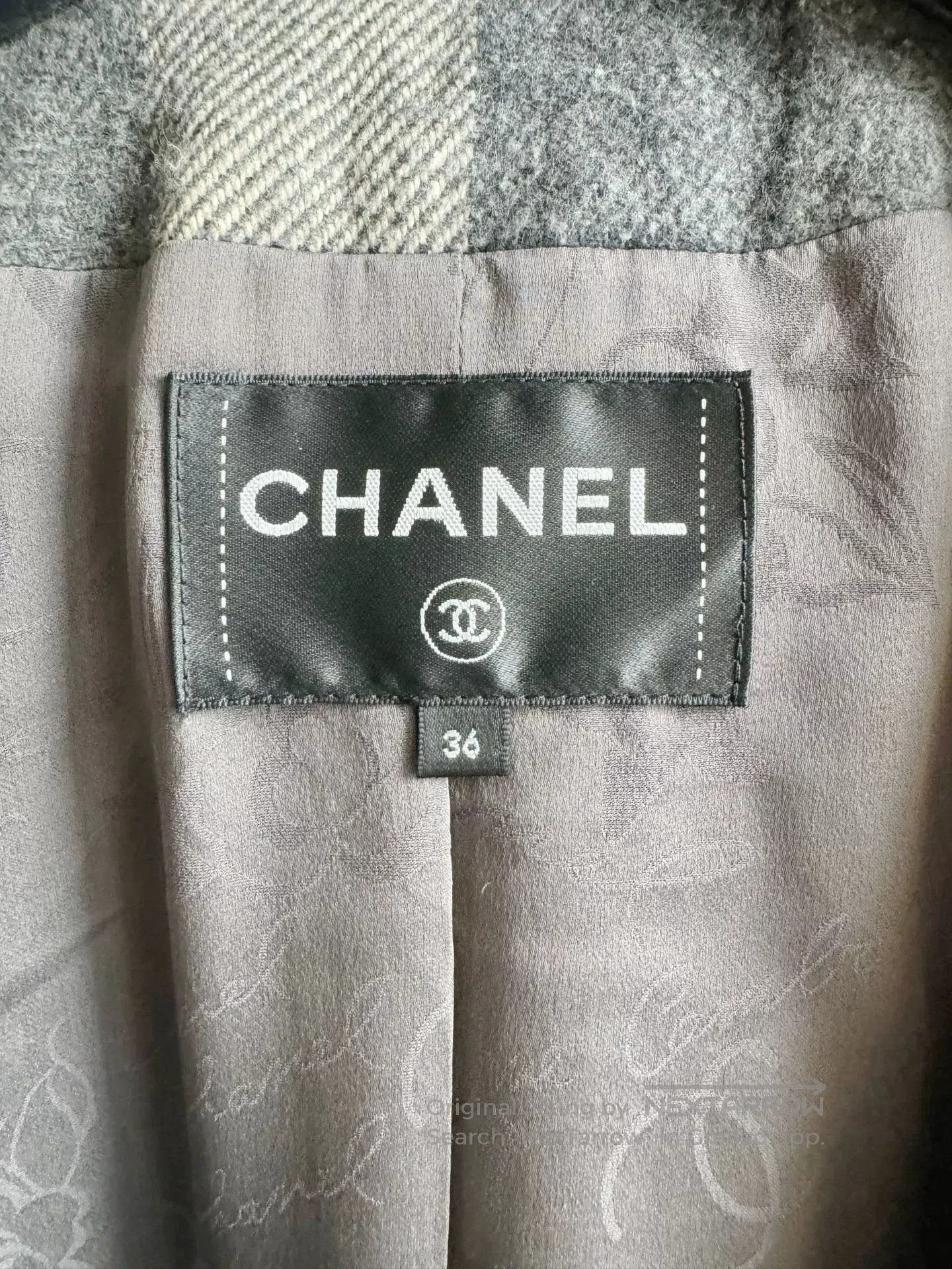 Chanel Chanel 18B Tweed U-Neck Short Jacket. Size XS / US 0-2 / IT 36-38 - 6 Thumbnail