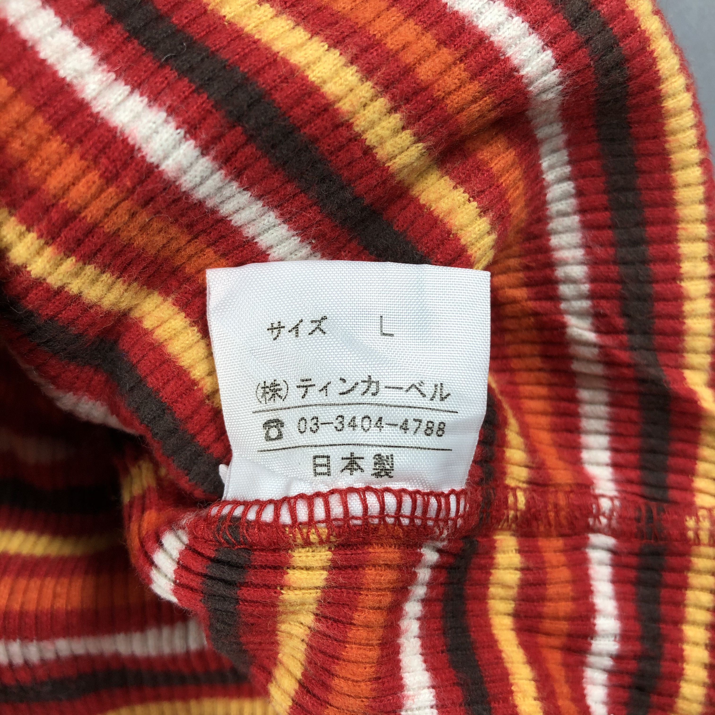 Japanese Brand Tinkerbell Stripe Beanie Size ONE SIZE - 6 Thumbnail