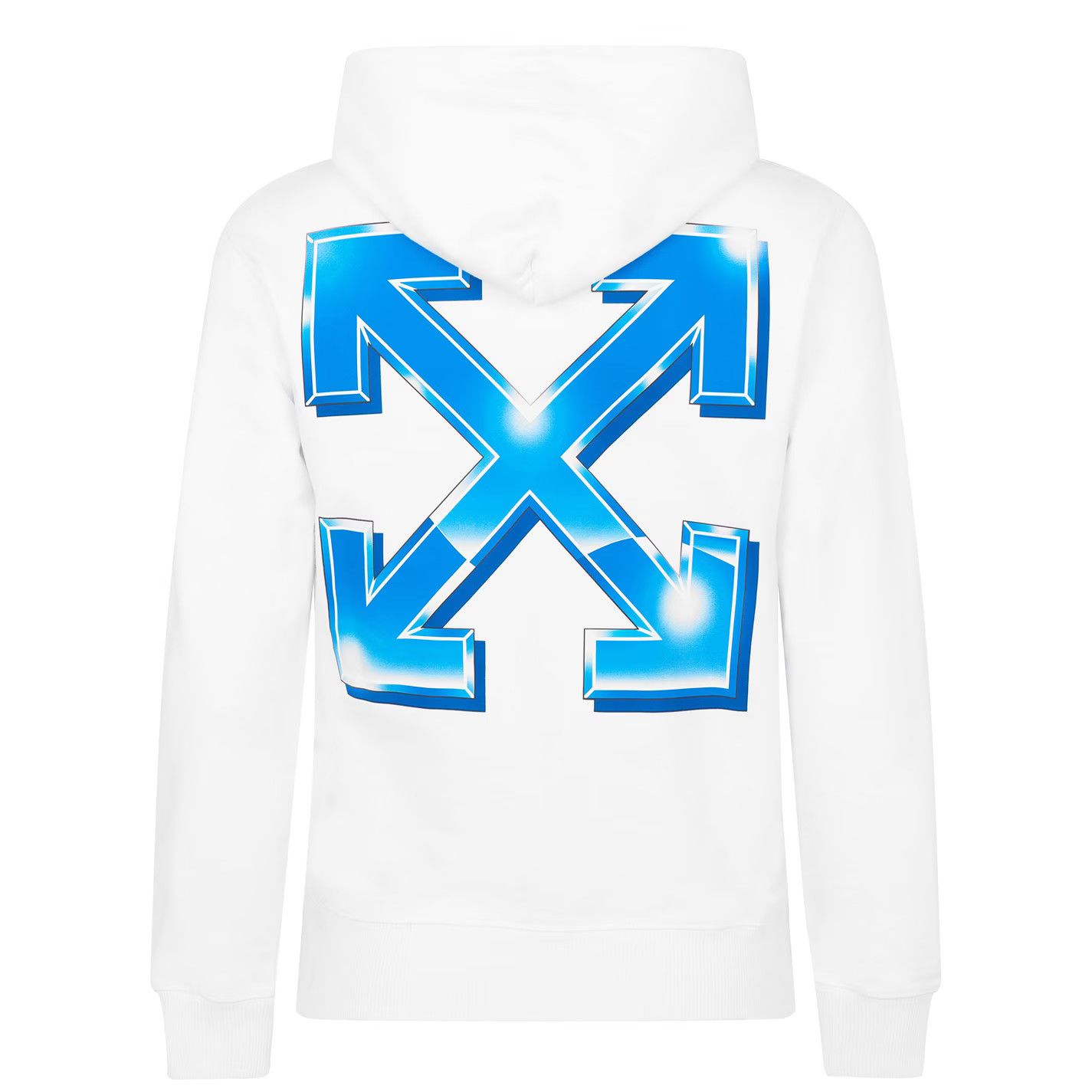 Off-White o1g2r1mq0226 Metal Arrow Hoodie In White Size US XXL / EU 58 / 5 - 5 Thumbnail