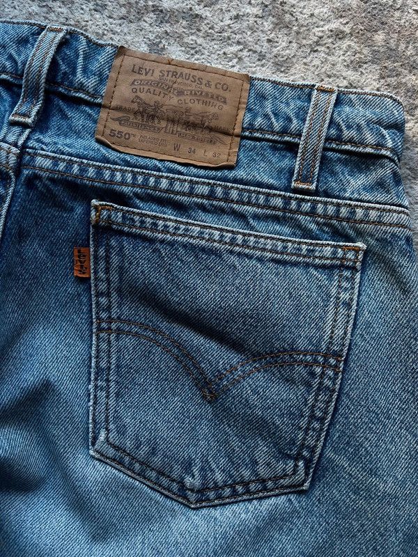 Levi's Levi’s Jeans 550 Sz W34 L32 Relaxed Fit Tapered Leg 1996 Size US 34 / EU 50 - 13 Thumbnail