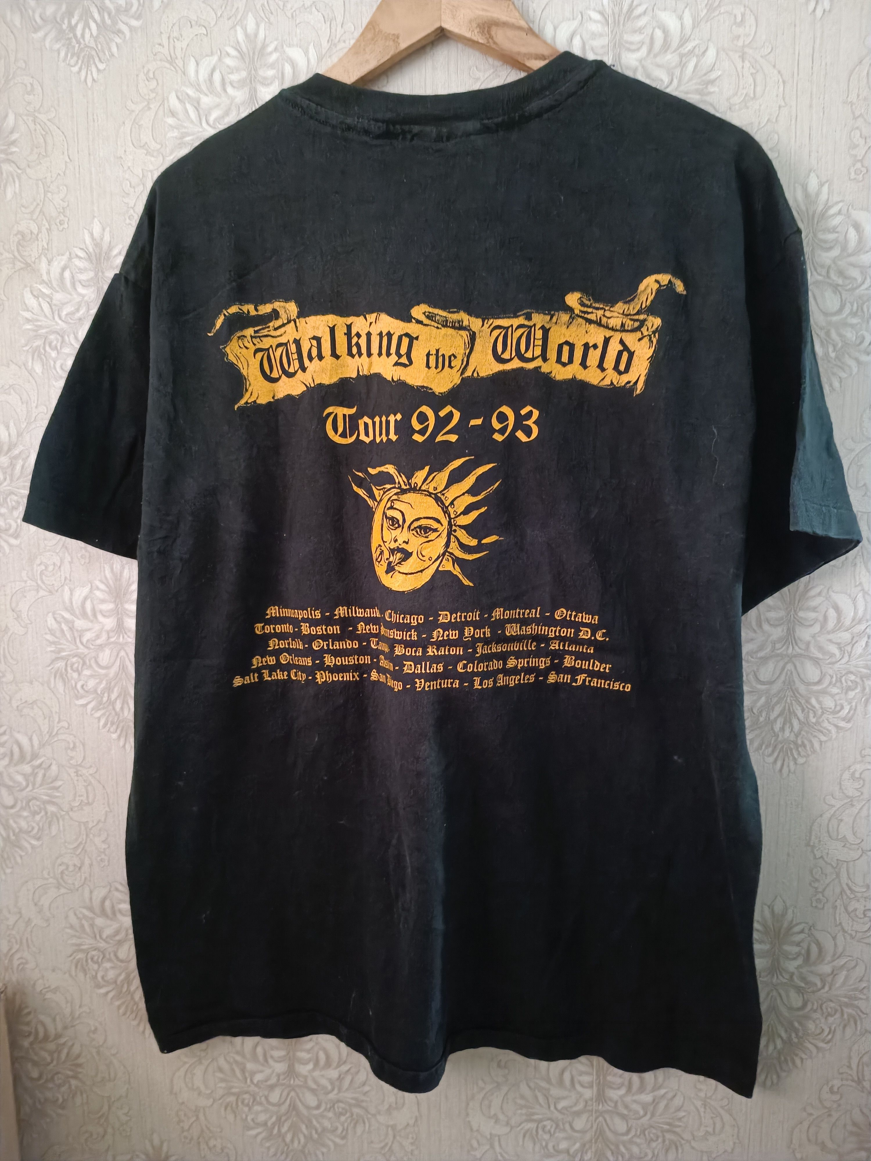 Band Tees ♦️Vintage Concrete Blonde - Walking The Wolrd 1992 T Shirt Size US XL / EU 56 / 4 - 2 Thumbnail