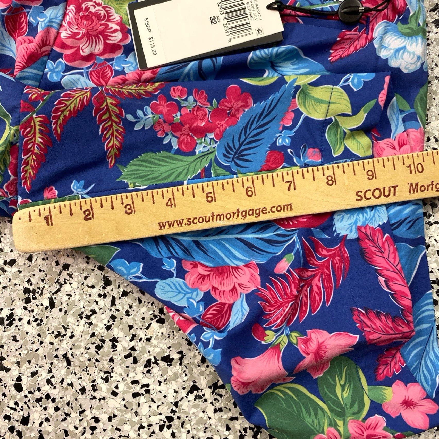 Ralph Lauren RLX Ralph Lauren Shorts Mens Size 32 Blue Floral Golf Casual Tailored Fit NWT Size US 32 / EU 48 - 5 Thumbnail