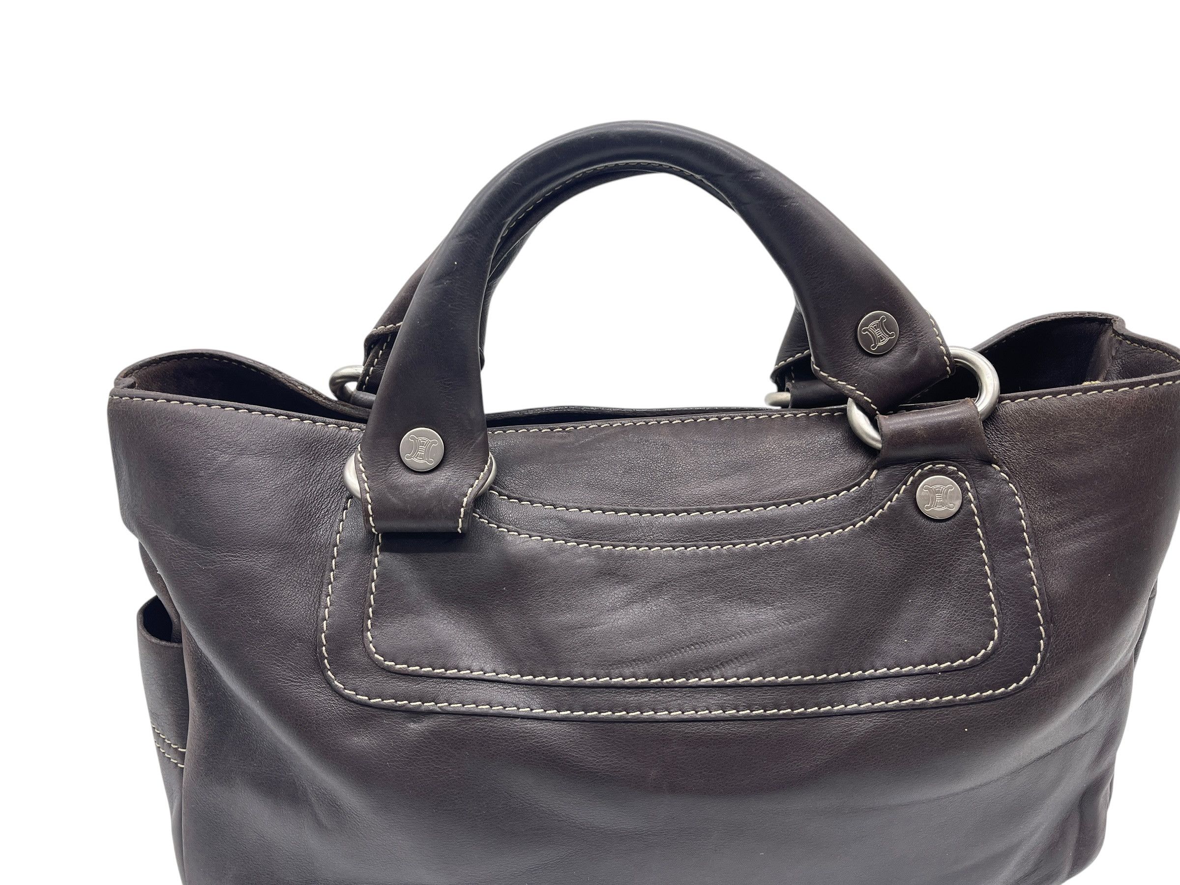 Celine Celine Boogie Bag Brown Leather Vintage Y2K Made in Italy Size ONE SIZE - 4 Thumbnail