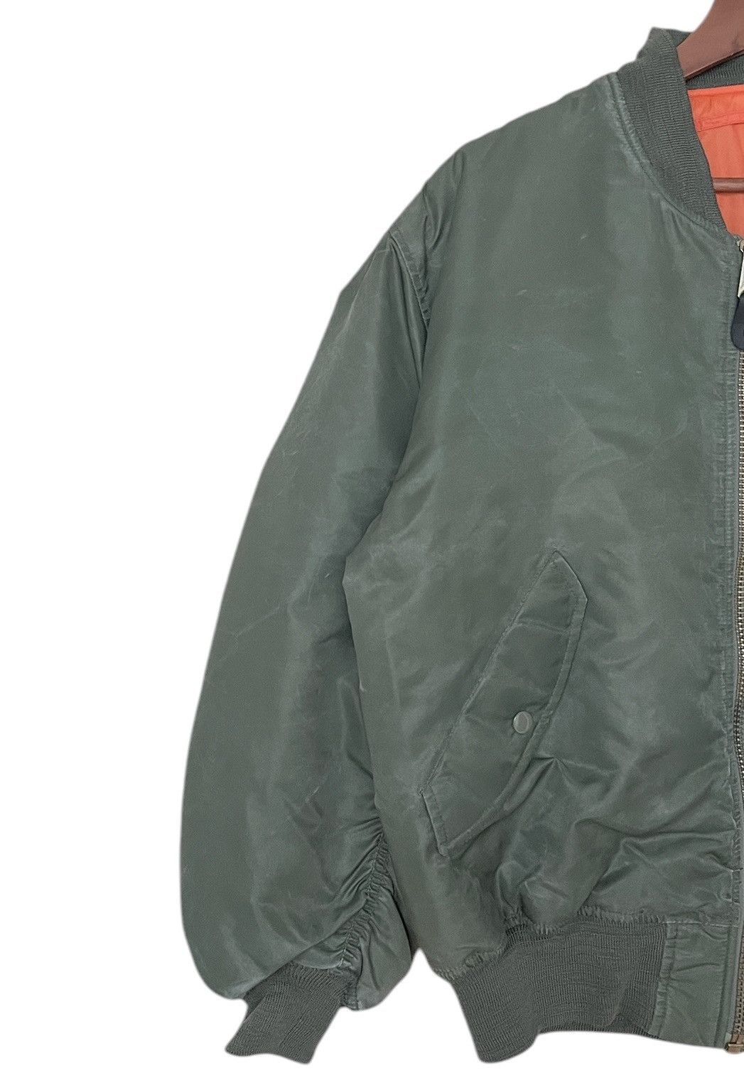 Vintage Vintage Brand Phantom Military MA-1 Bomber Jacket 1990s Size US L / EU 52-54 / 3 - 5 Thumbnail