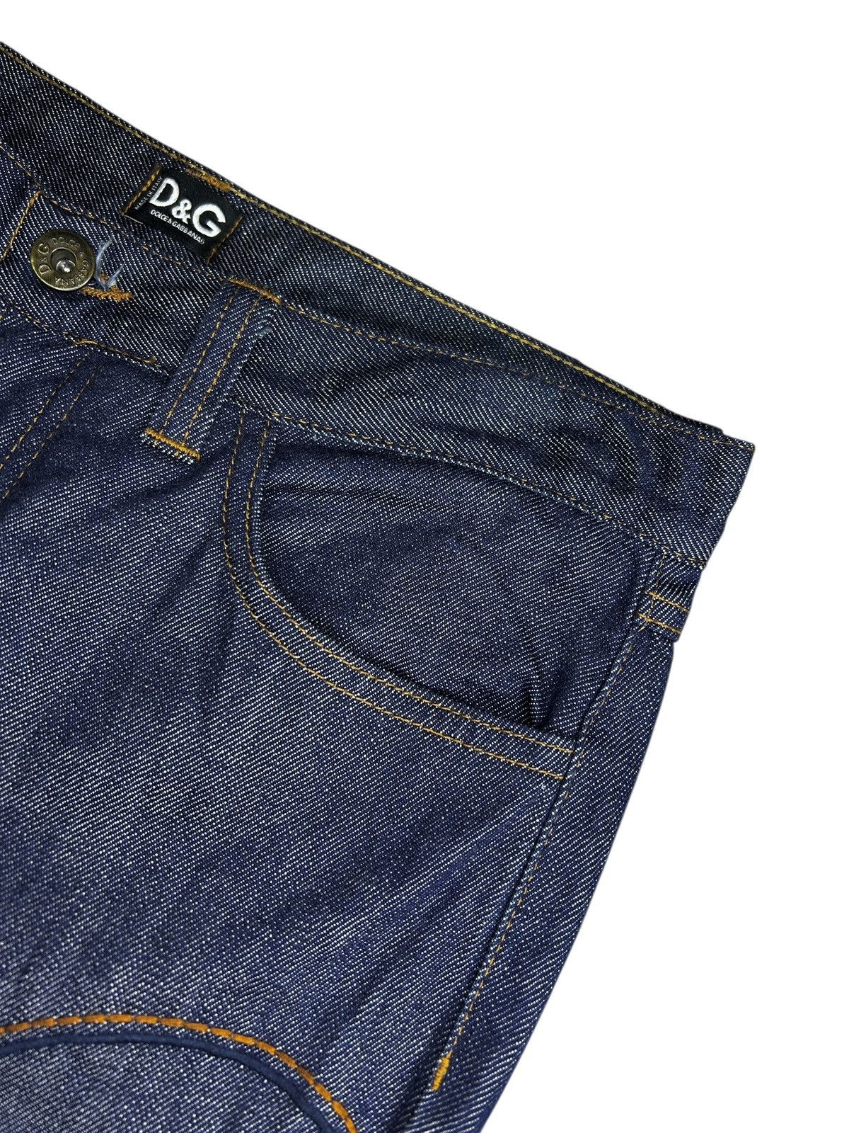 Dolce & Gabbana S/S 02 Butterfly Flared Denim Size 26" / US 2 / IT 38 - 5 Thumbnail