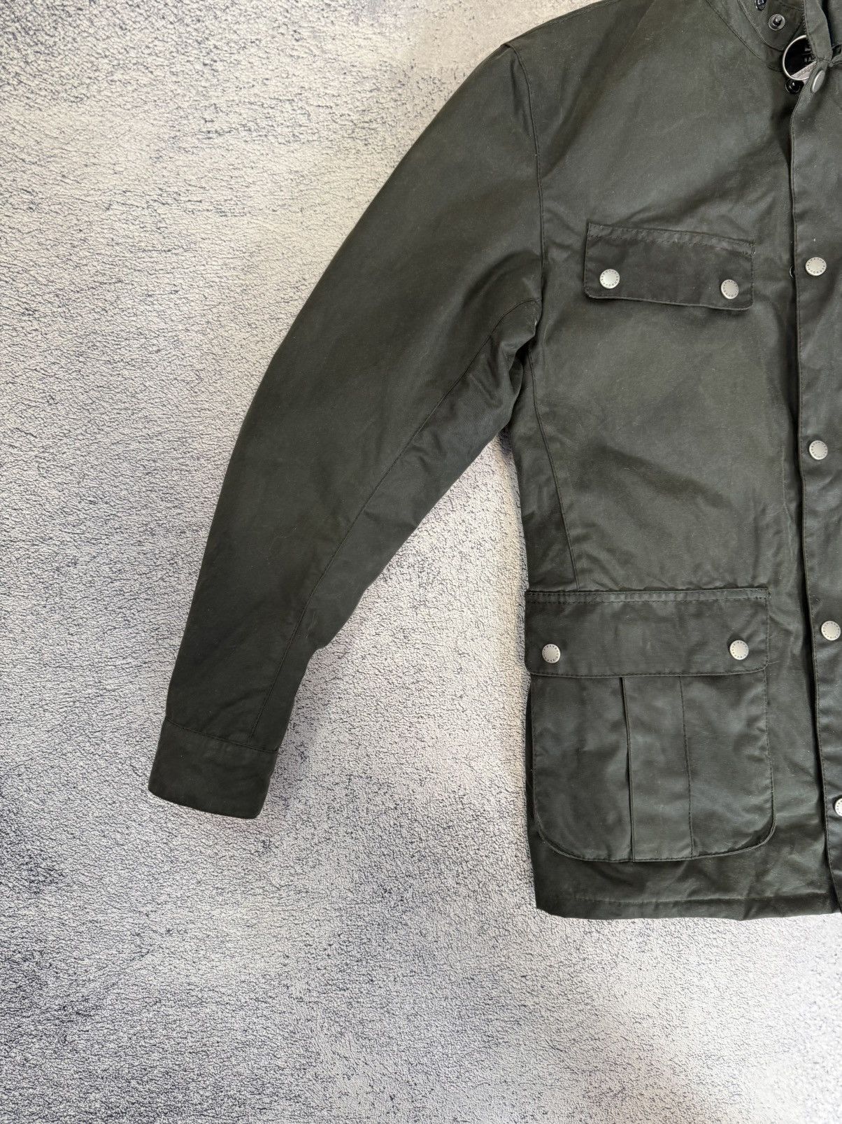 Barbour Barbour International Duke Waxed Jacket Men M MWX0337 Biker Size US M / EU 48-50 / 2 - 21 Thumbnail