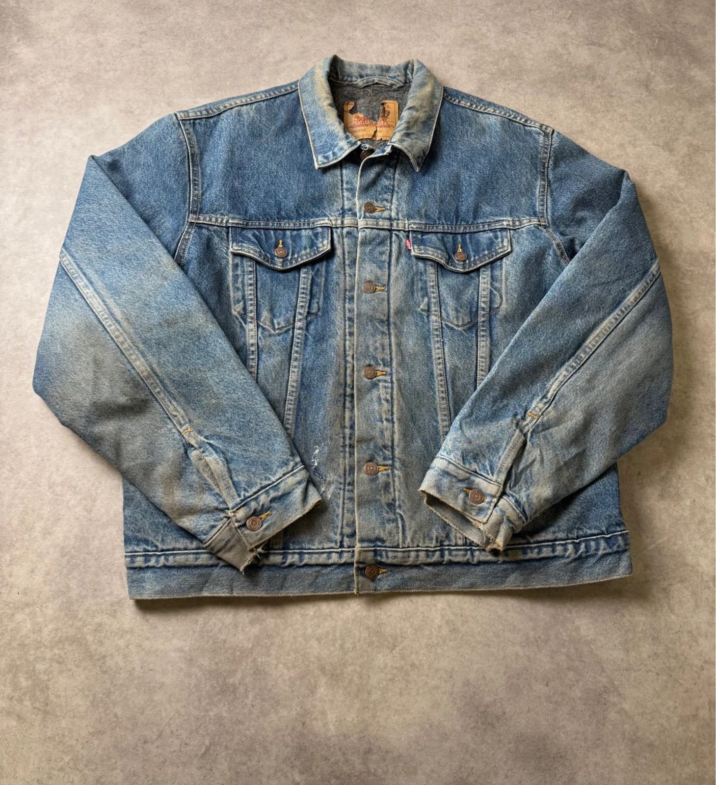 Levi's Veste Jean Levi's Type III trucker 71506 Made In USA 80s L Size US L / EU 52-54 / 3 - 1 Thumbnail