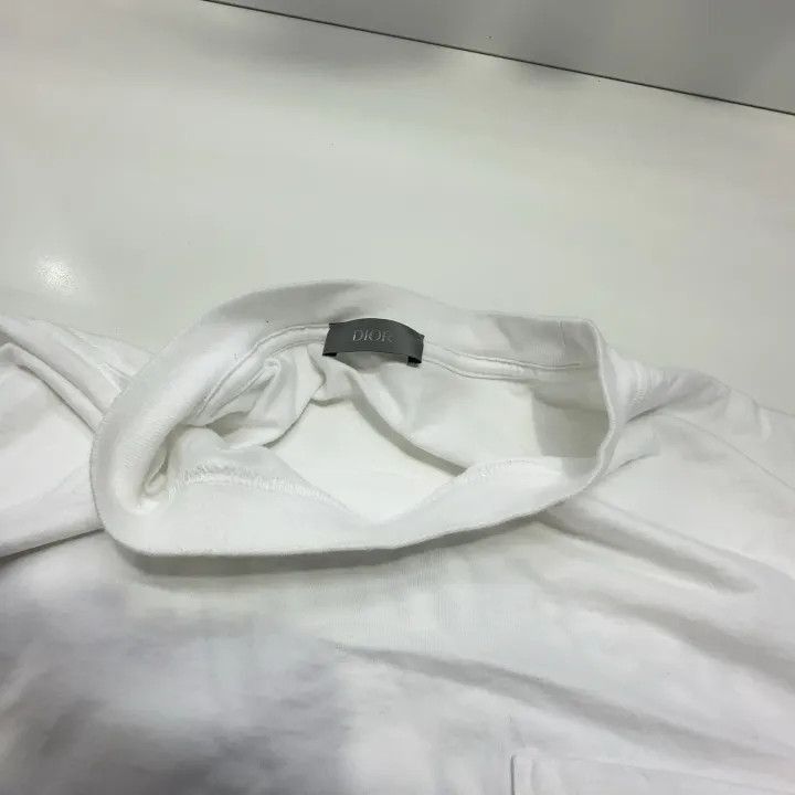Dior Dior Dior White Logo Print Short Sleeve T-Shirt 0079-2507 Size US M / EU 48-50 / 2 - 6 Thumbnail