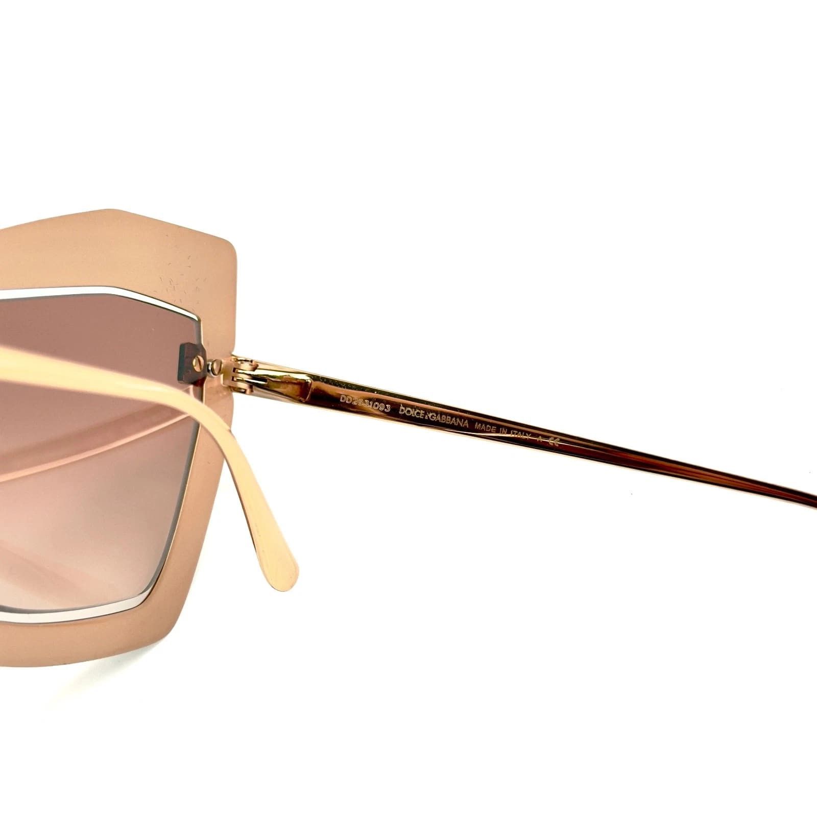 Dolce & Gabbana DOLCE & GABBANA DG2224 LOGO PLAQUE DG 2224 Rose Angular Size ONE SIZE - 3 Thumbnail