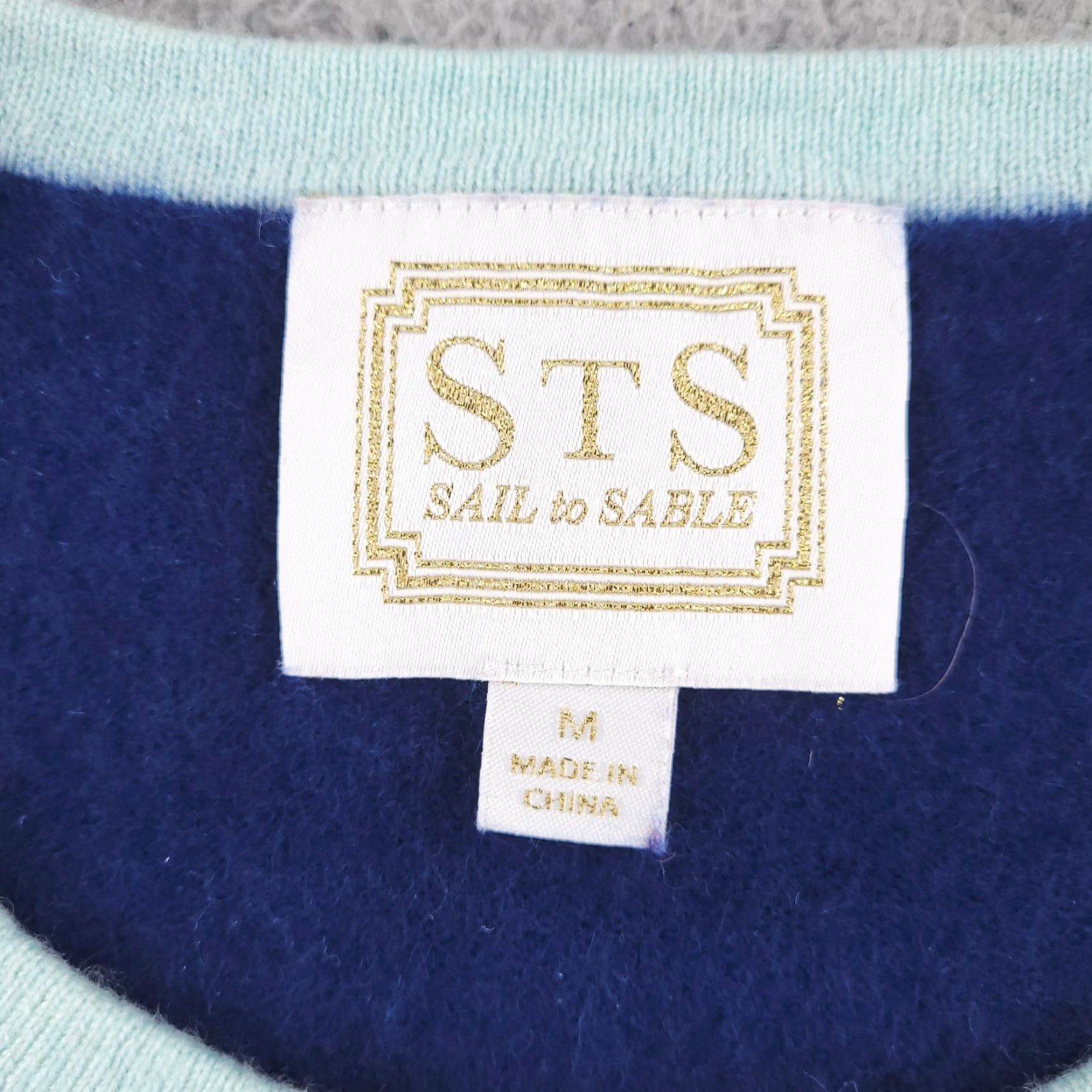 Vintage Sail to Sable Sweater Womens XS Blue 100% Cashmere Pullover Knit Shirt? Size XS / US 0-2 / IT 36-38 - 2 Thumbnail