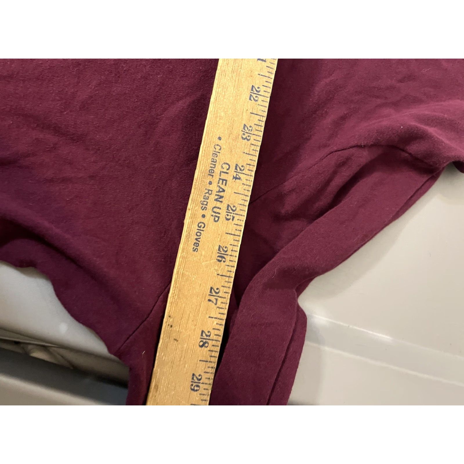 Croft & Barrow Croft & Barrow Holiday Shirt 4X Plum Joy Classic Tee Long Sleeve Glitter Rhinestone Round Neck Pullover Size XXL / US 16-18 / IT 52-54 - 5 Thumbnail