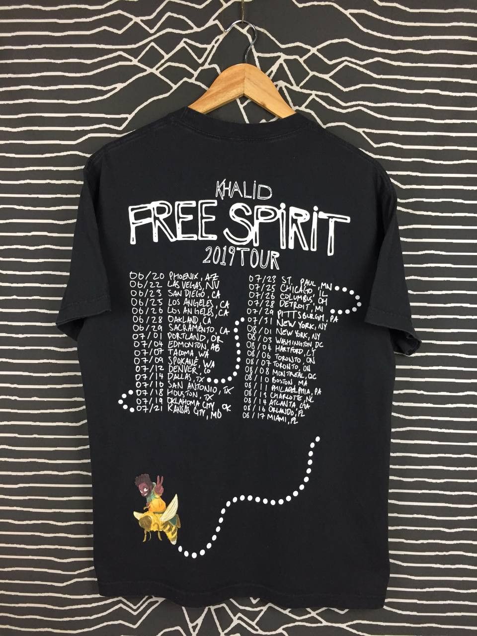 Band Tees Khalid American Singer Free Spirit 2019 Tour Tee Size US L / EU 52-54 / 3 - 1 Thumbnail