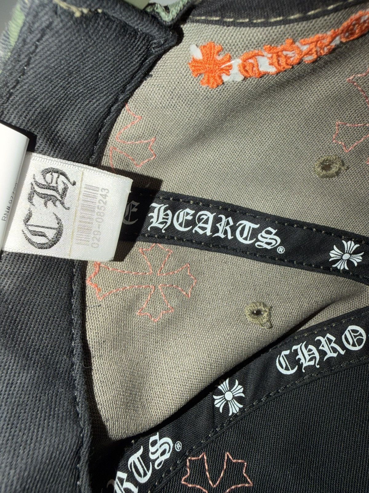 Chrome Hearts Chrome Hearts Cross Patch Camo and Orange Size ONE SIZE - 7 Thumbnail